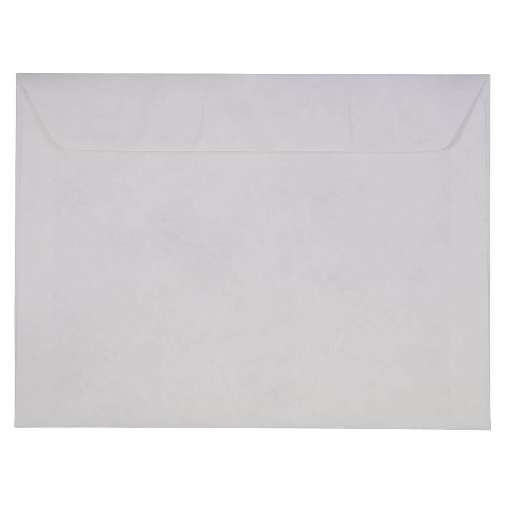 JAM Paper 9" x 12" White Tyvek Peel & Seal Closure Envelopes, 500ct.