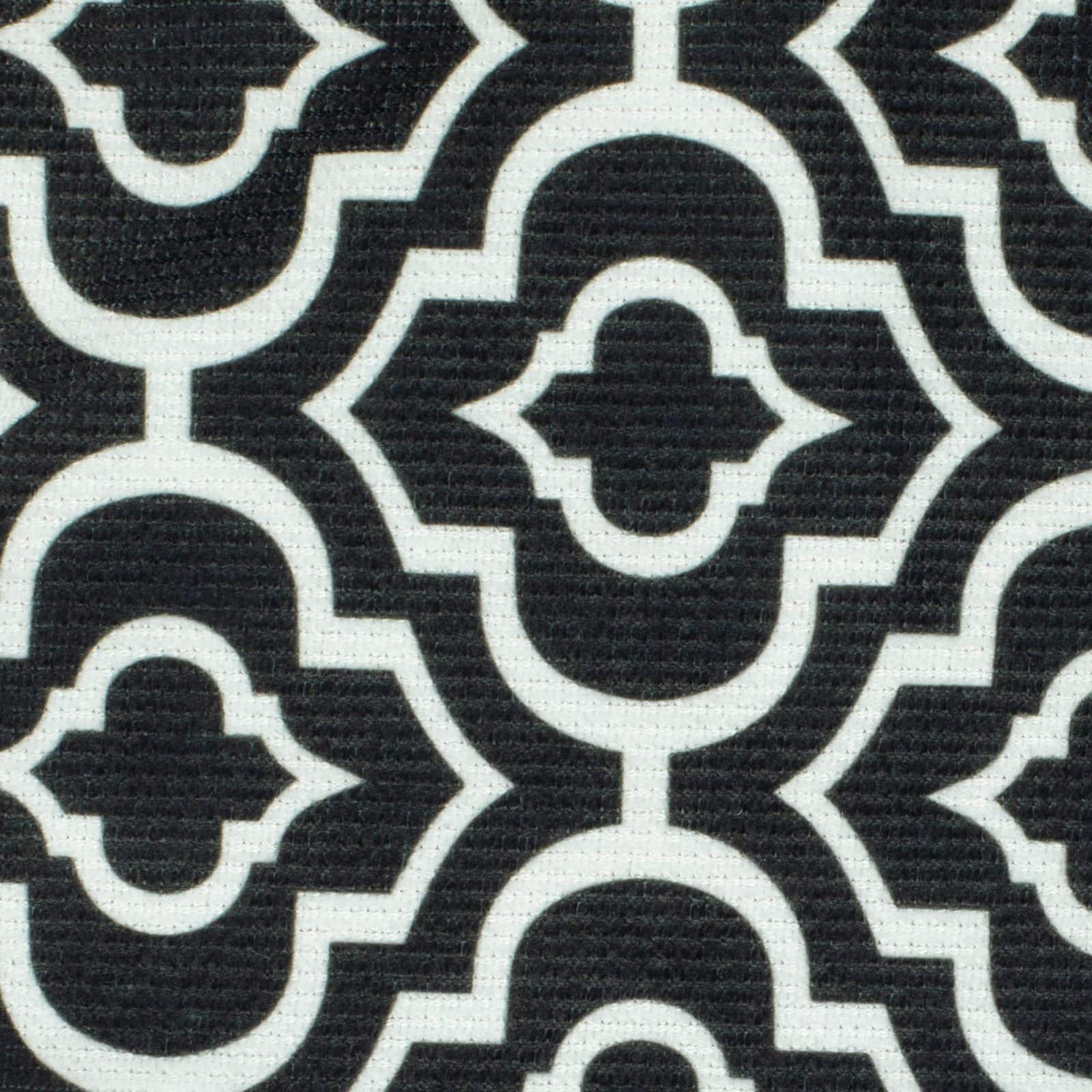 DII® Black Lattice Microfiber Dishtowel Set