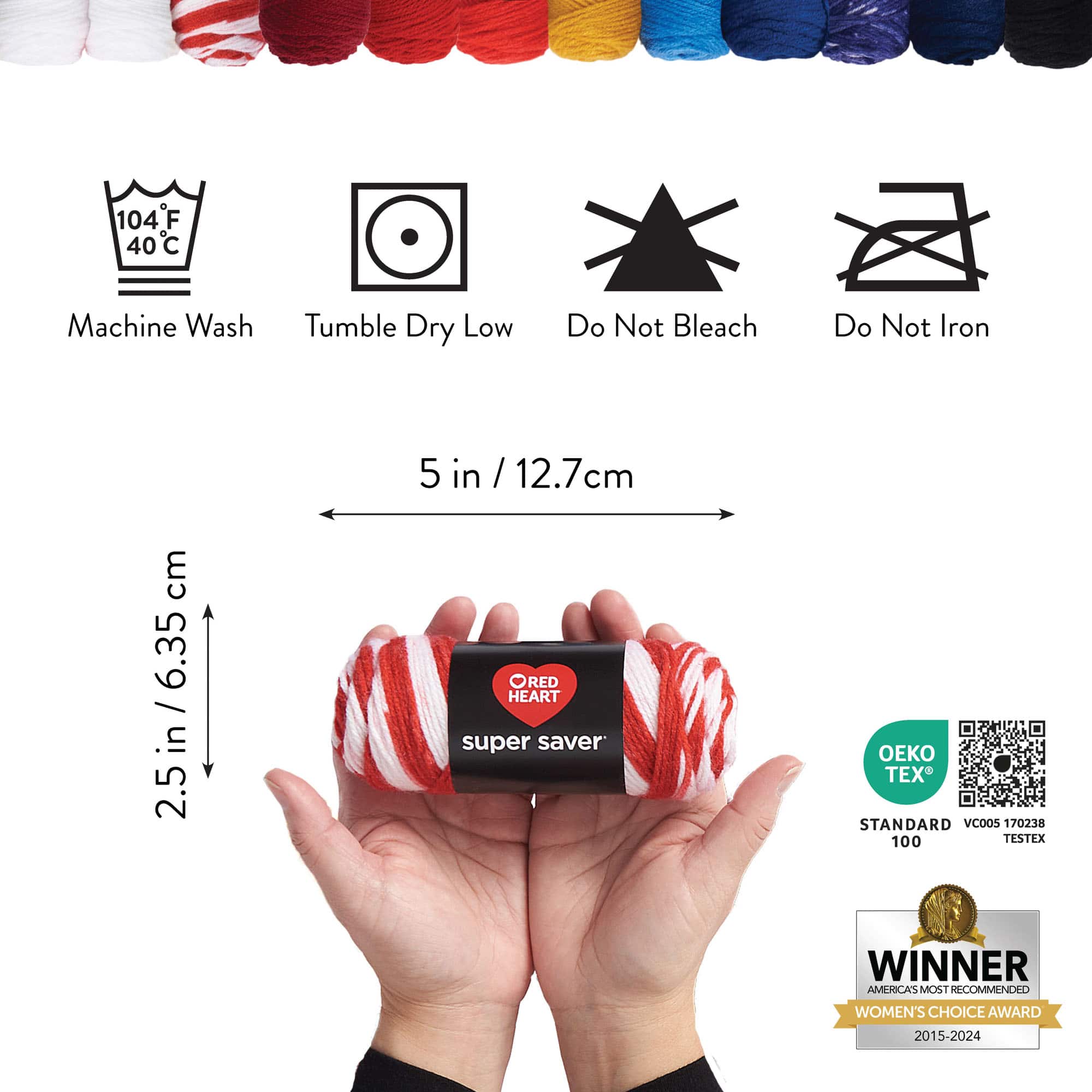 Red Heart® Super Saver® 12 Skein Super Craft Yarn Kit