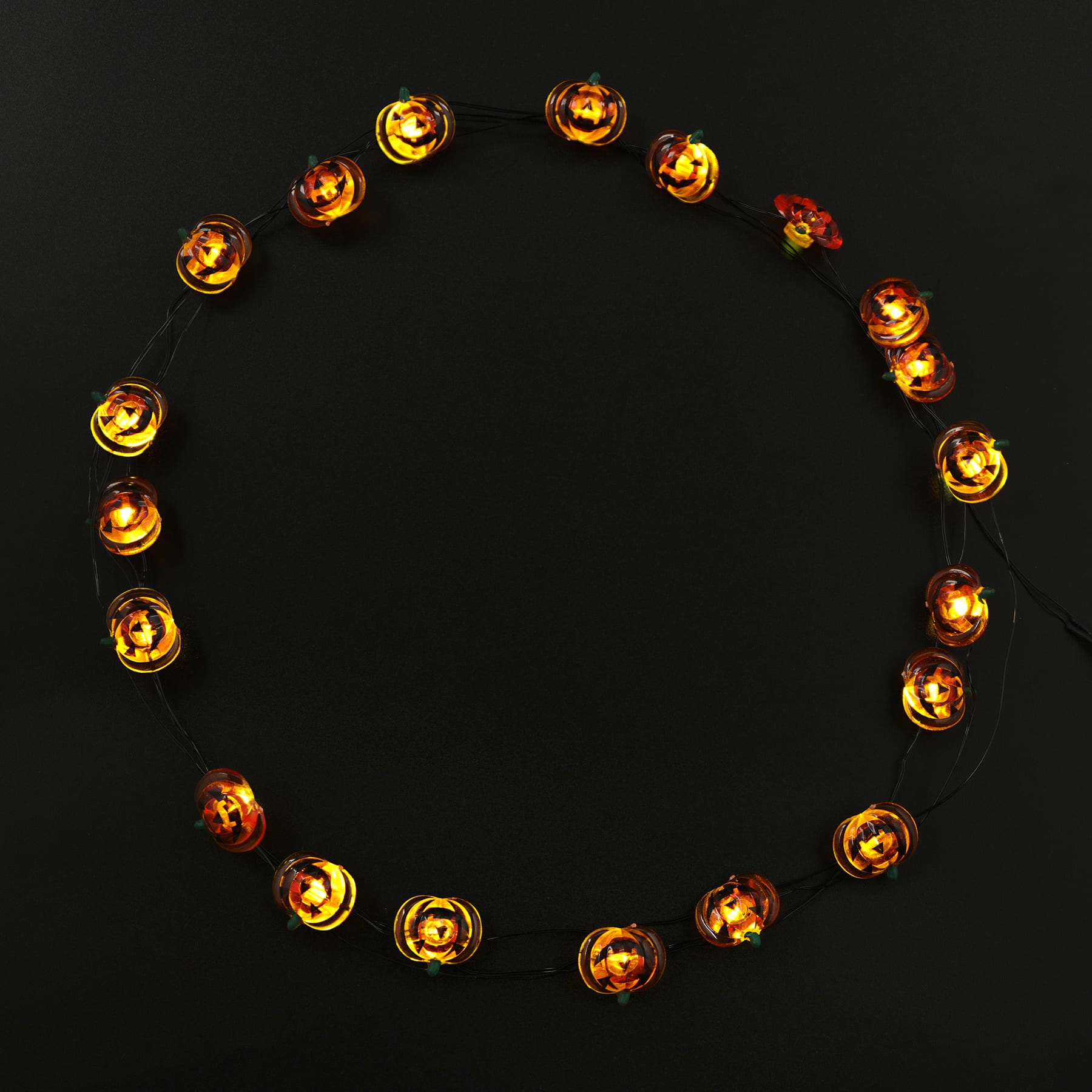 10ct. Jack-o'-Lantern Icon LED String Lights by Ashland®