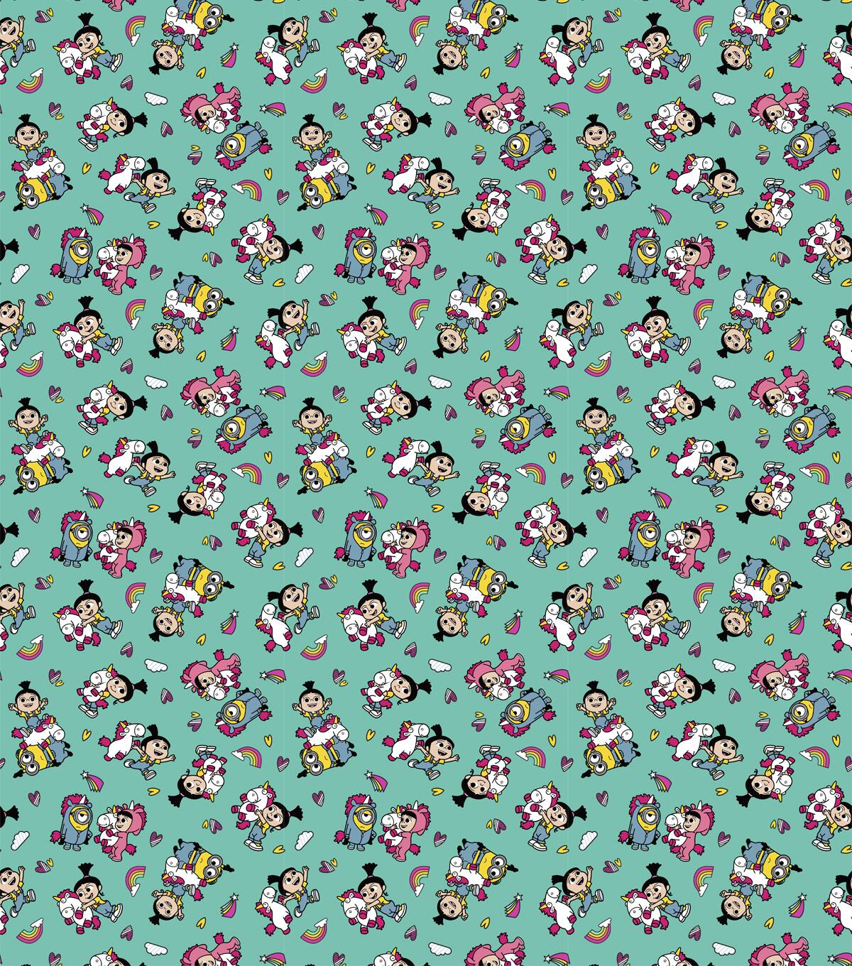Universal Illumination Minions Fluffy Trio Toss Cotton Fabric