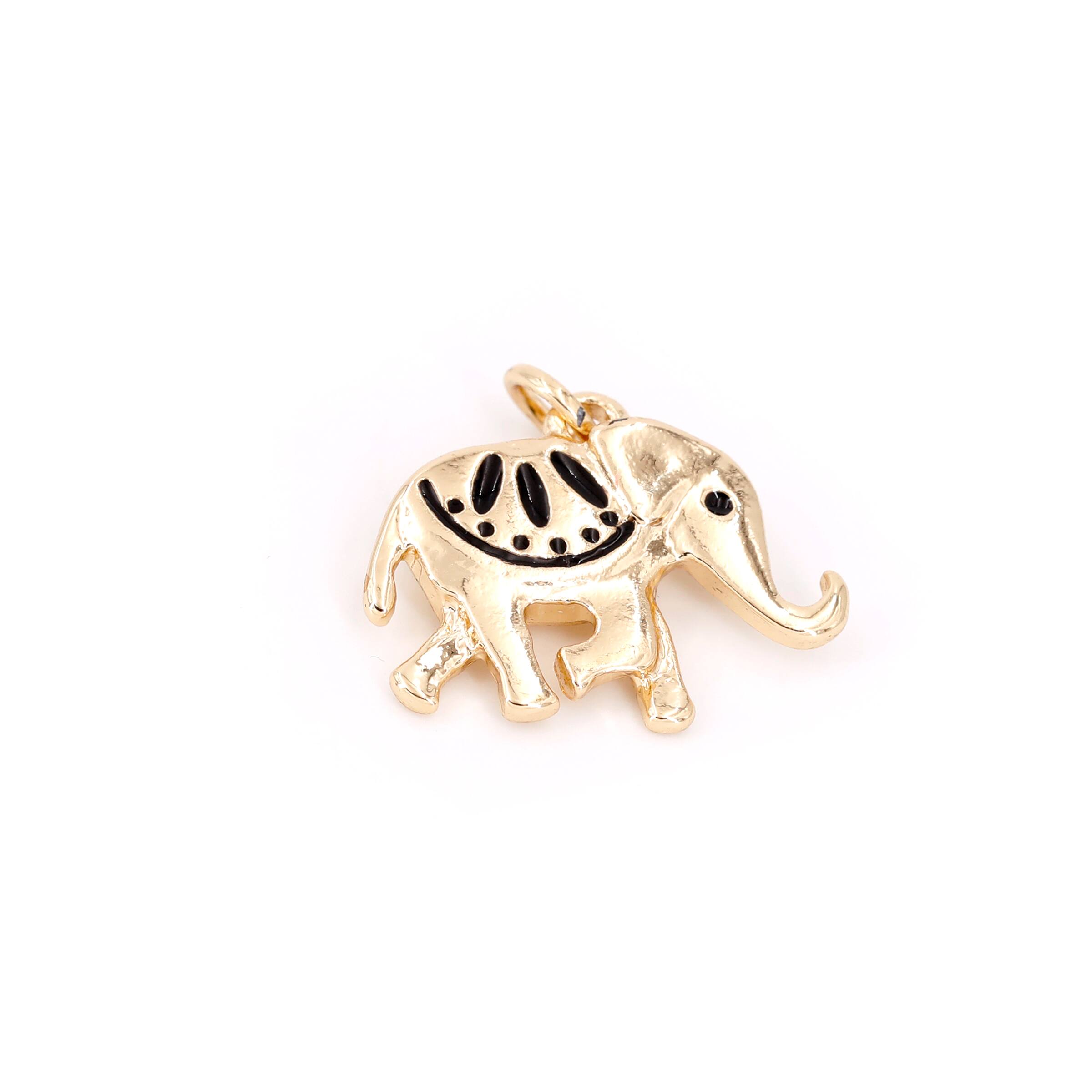 14K Gold Plated Elephant Charm by Bead Landing™