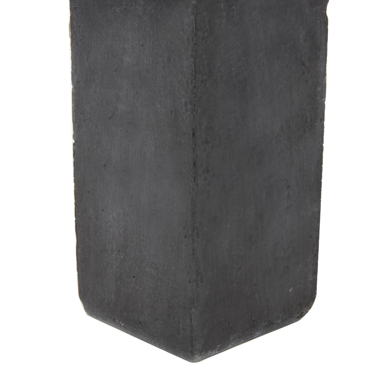 Set of 3 Silver Polystone Contemporary Sculpture, 14", 9", 14"