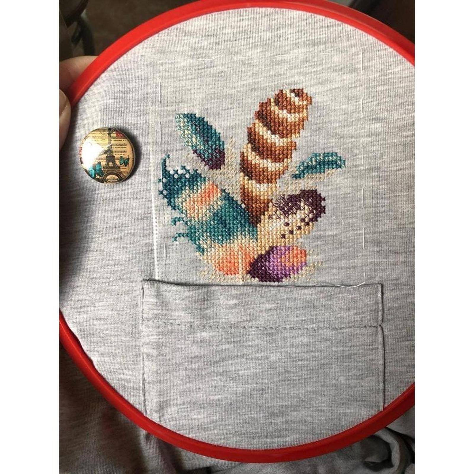MP Studia Feathers Cross Stitch Kit