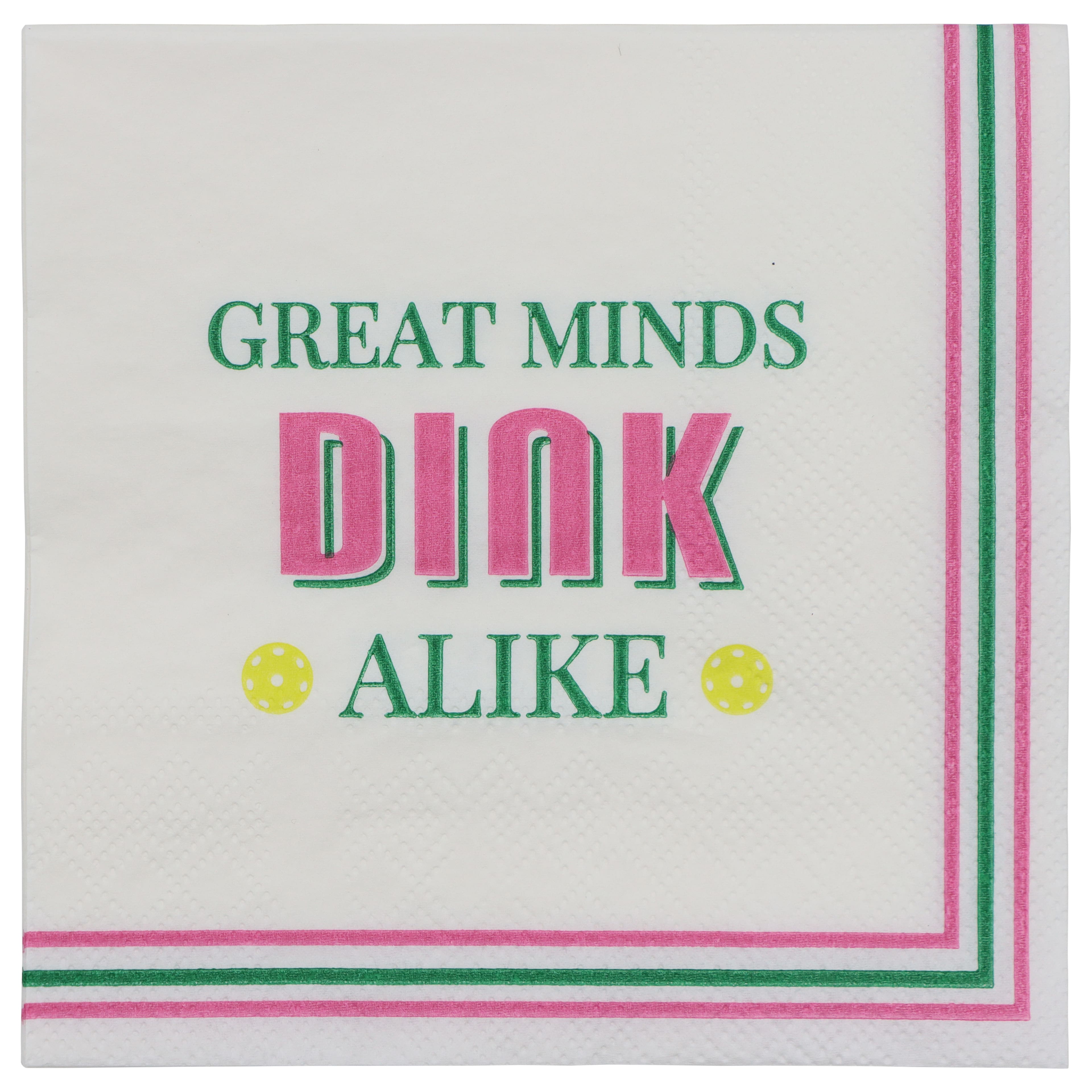 Cocktail Court Great Minds Dink Alike Paper Beverage Napkins, 20ct. by Celebrate It™