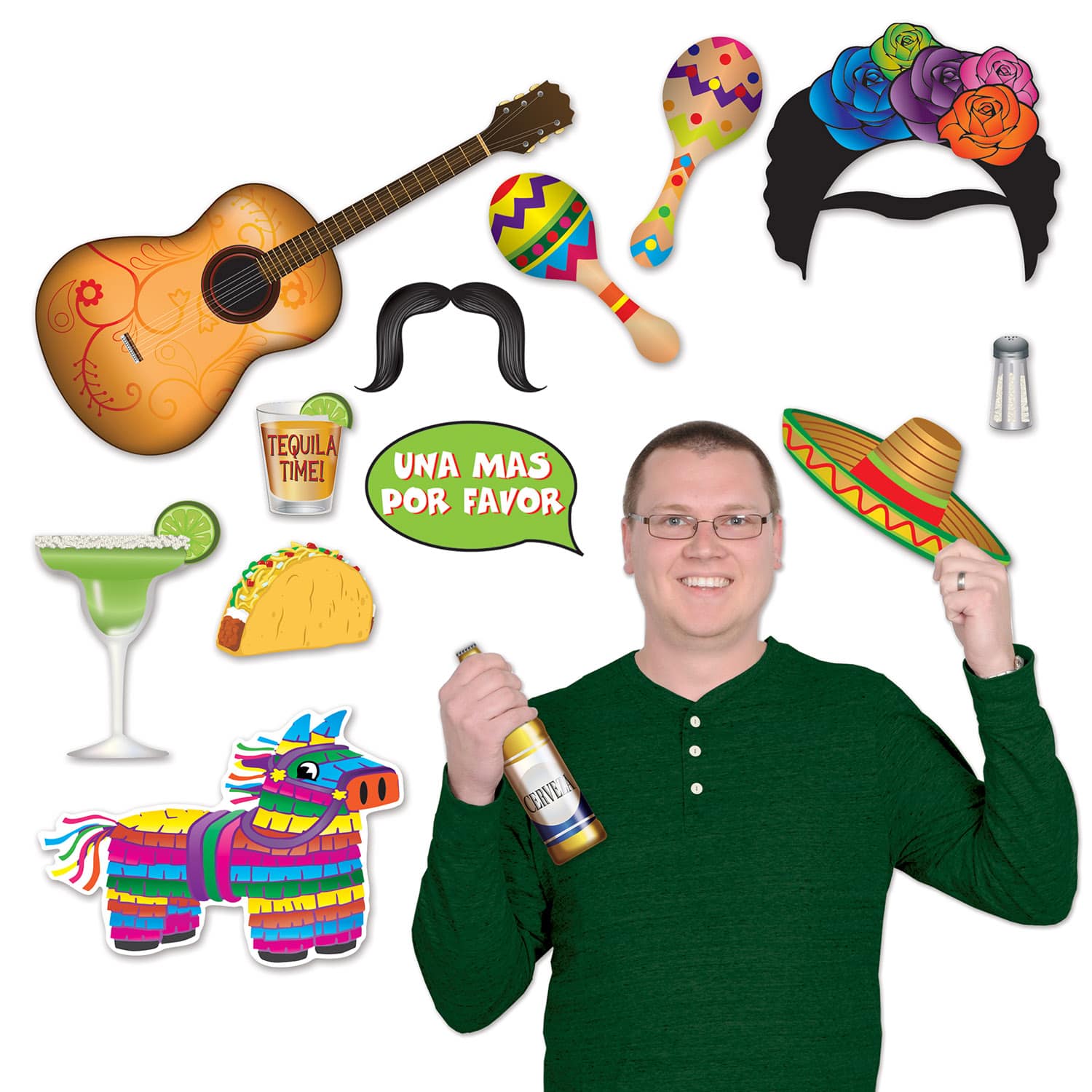 Beistle Fiesta Photo Fun Signs Set