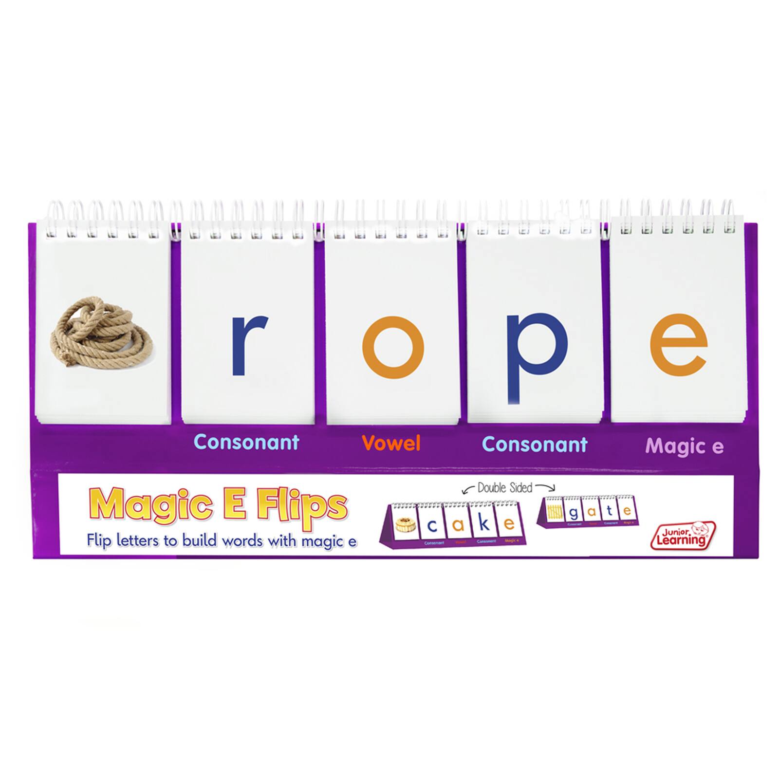  Junior Learning® Magic E Flips Double-Sided Flip Stands, 3ct.