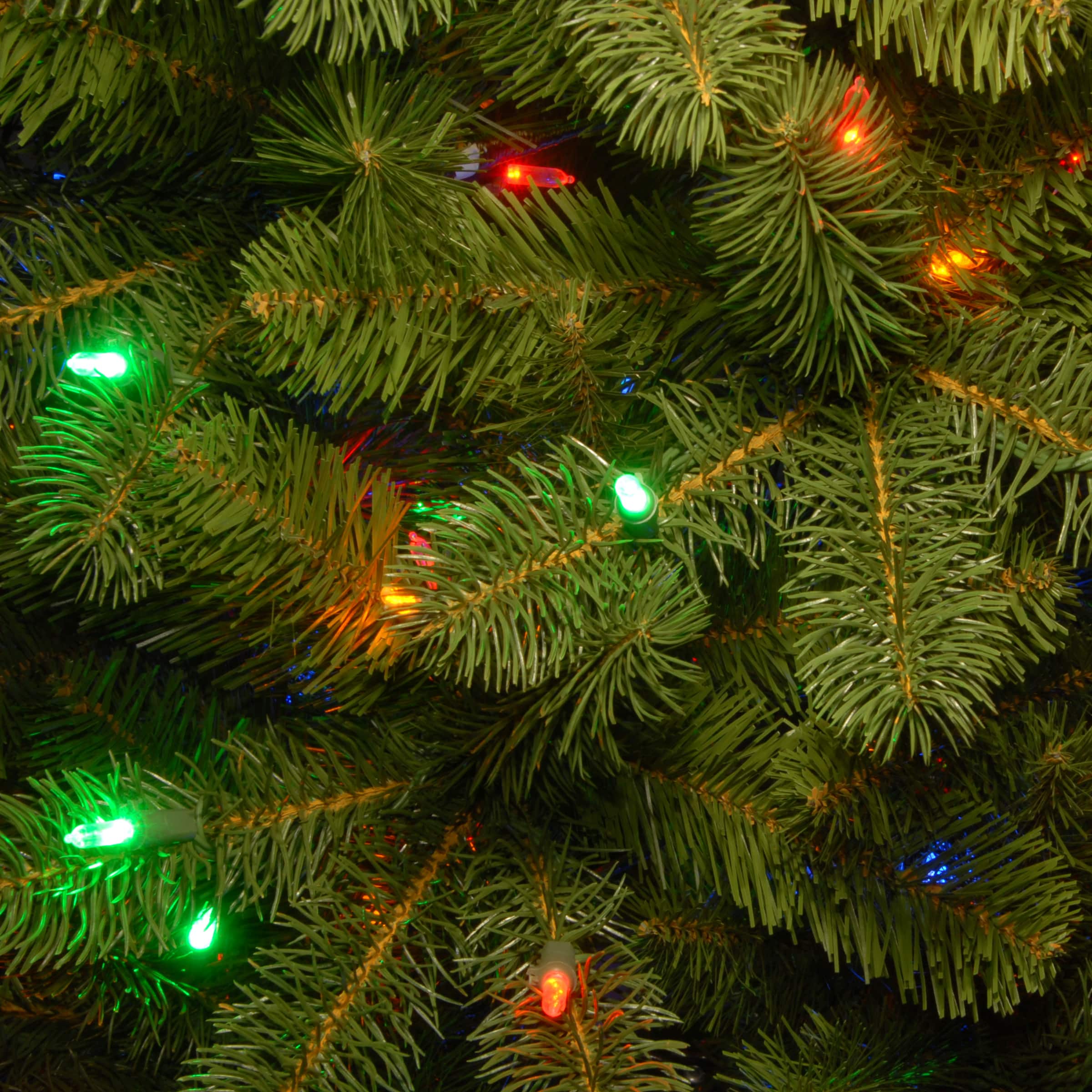 4.5ft. Pre-Lit Downswept Douglas® Fir Artificial Christmas Tree, Dual Color® LED Lights