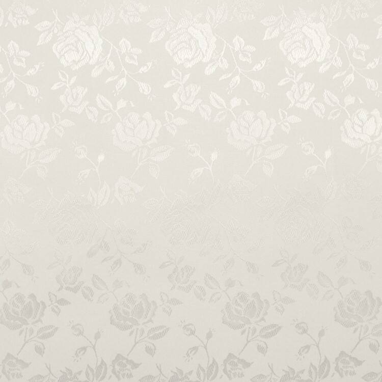 Ivory Jacquard Satin