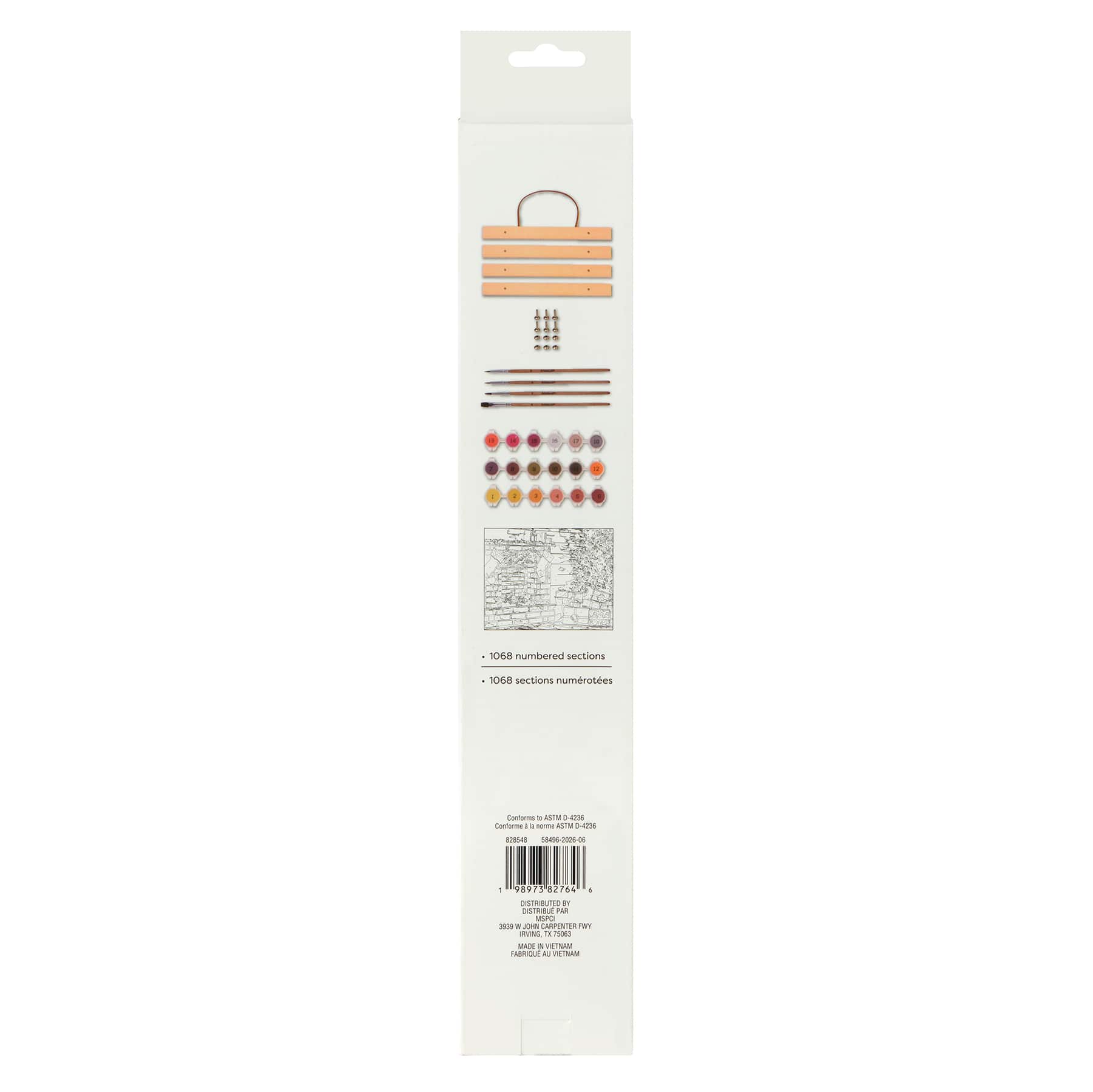 11" x 14" Living Room Fireplace Paint-by-Number Kit by Artist's Loft®