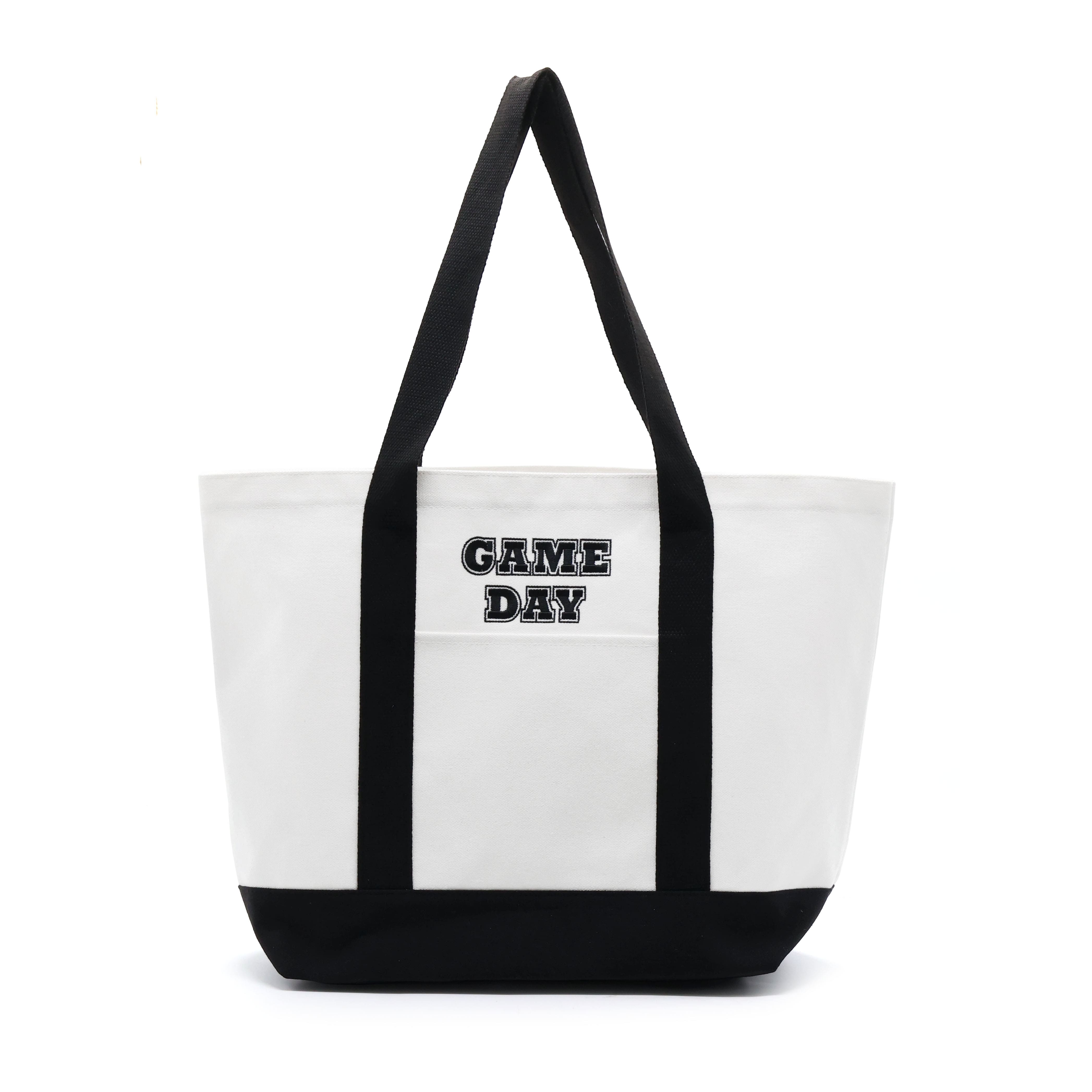 Black & White Game Day Tote by Celebrate It™
