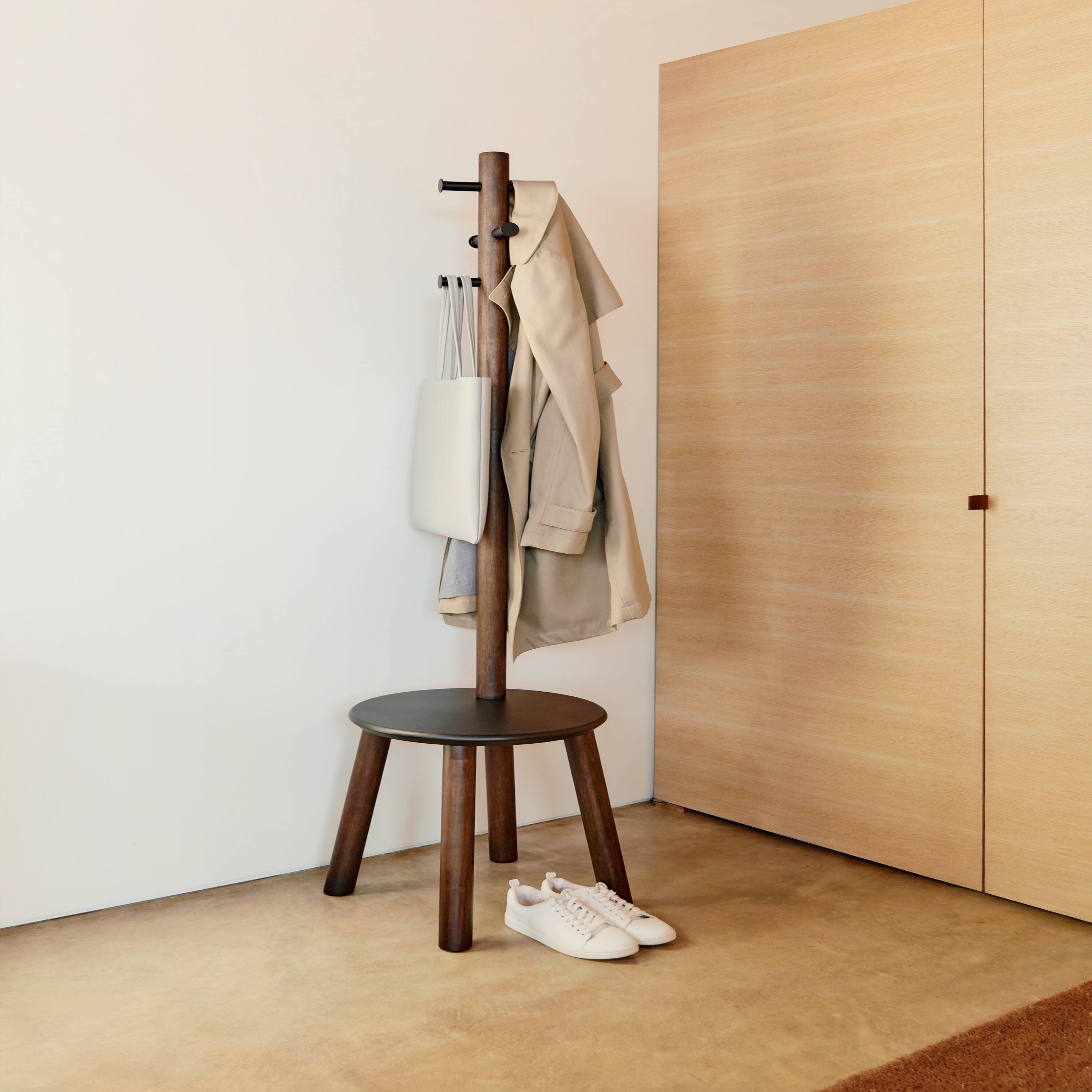 Umbra 65" Pillar Stool & Coatrack