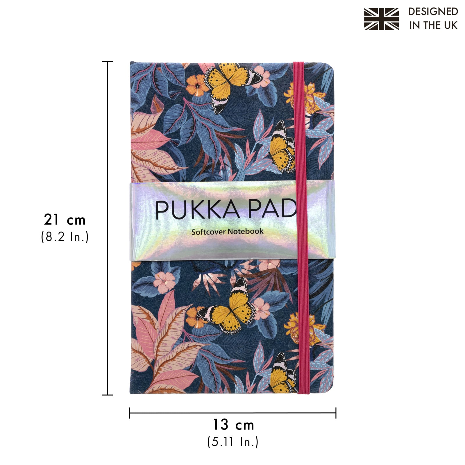 Pukka Pads Bloom Softcover Notebooks with Pocket, 3ct.