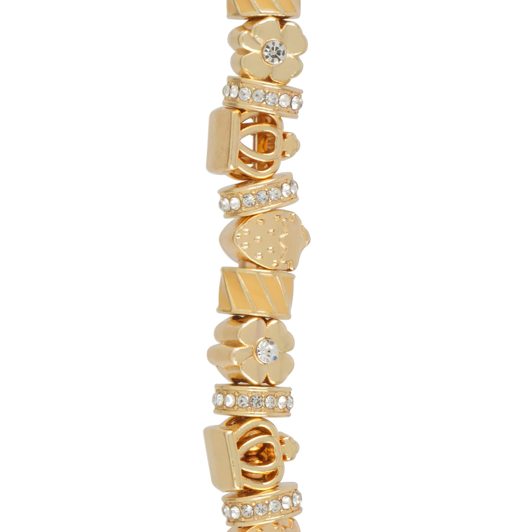 Mixed Gold & Rhinestone Metal Icon Trinket Beads, 19ct. by Bead Landing™