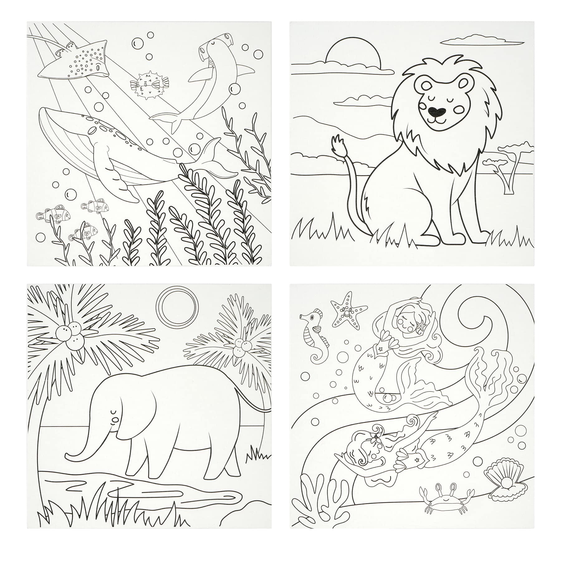 Pre-Printed Canvas Panels, 8ct. by Creatology™