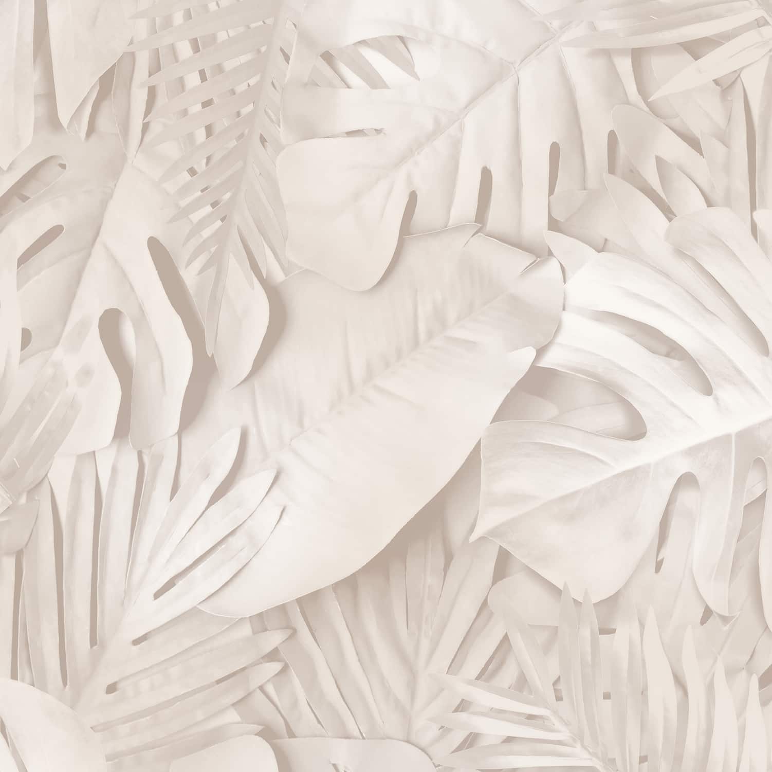 Designs Direct Large Photoreal Tropical Leaves Wallpaper