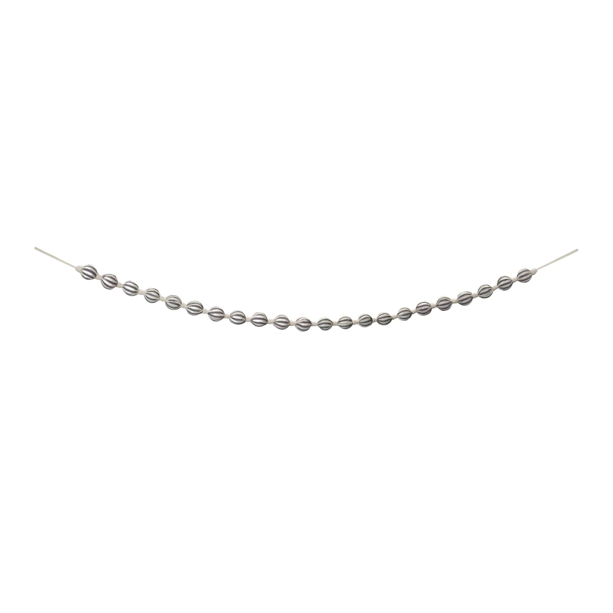 5.5ft. & Ivory Fabric Ball String Garlands