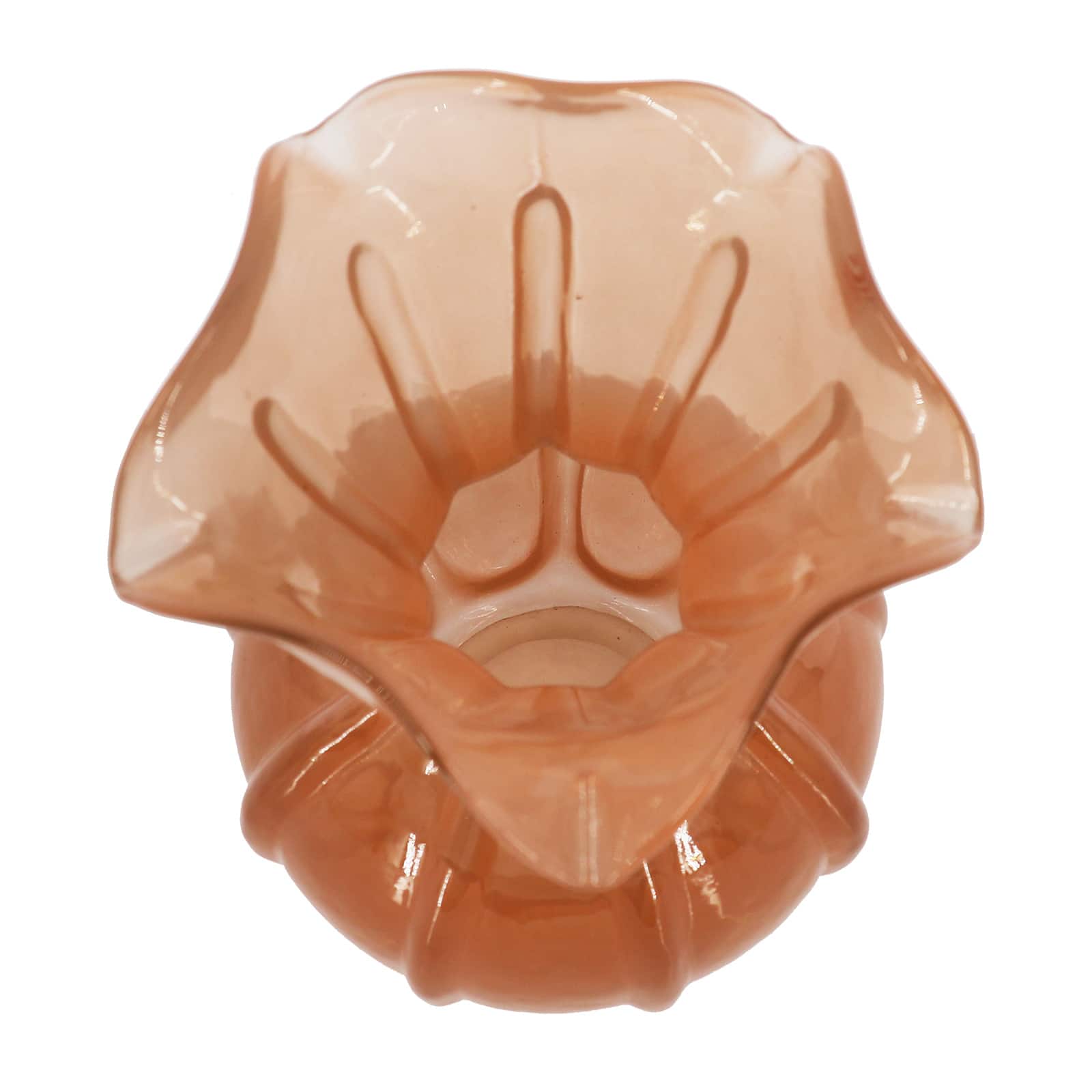 8.5" Taupe Glass Vase by Ashland®