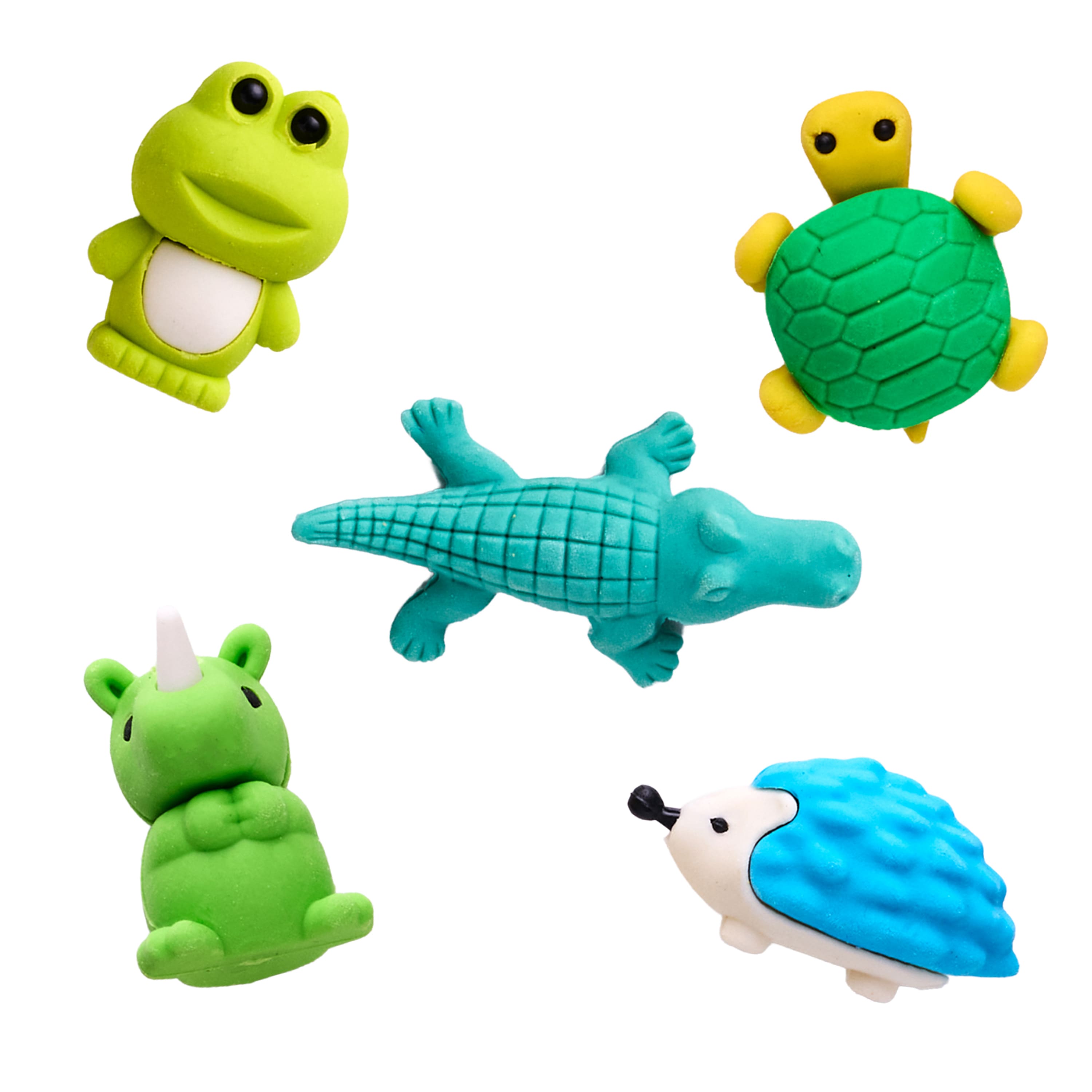 Faber-Castell® Desk Pets Animals Eraser Set