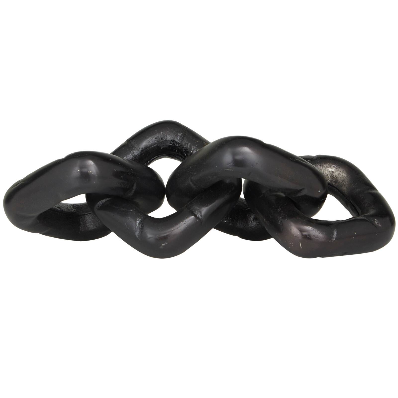 14" Aluminum Chain Sculpture