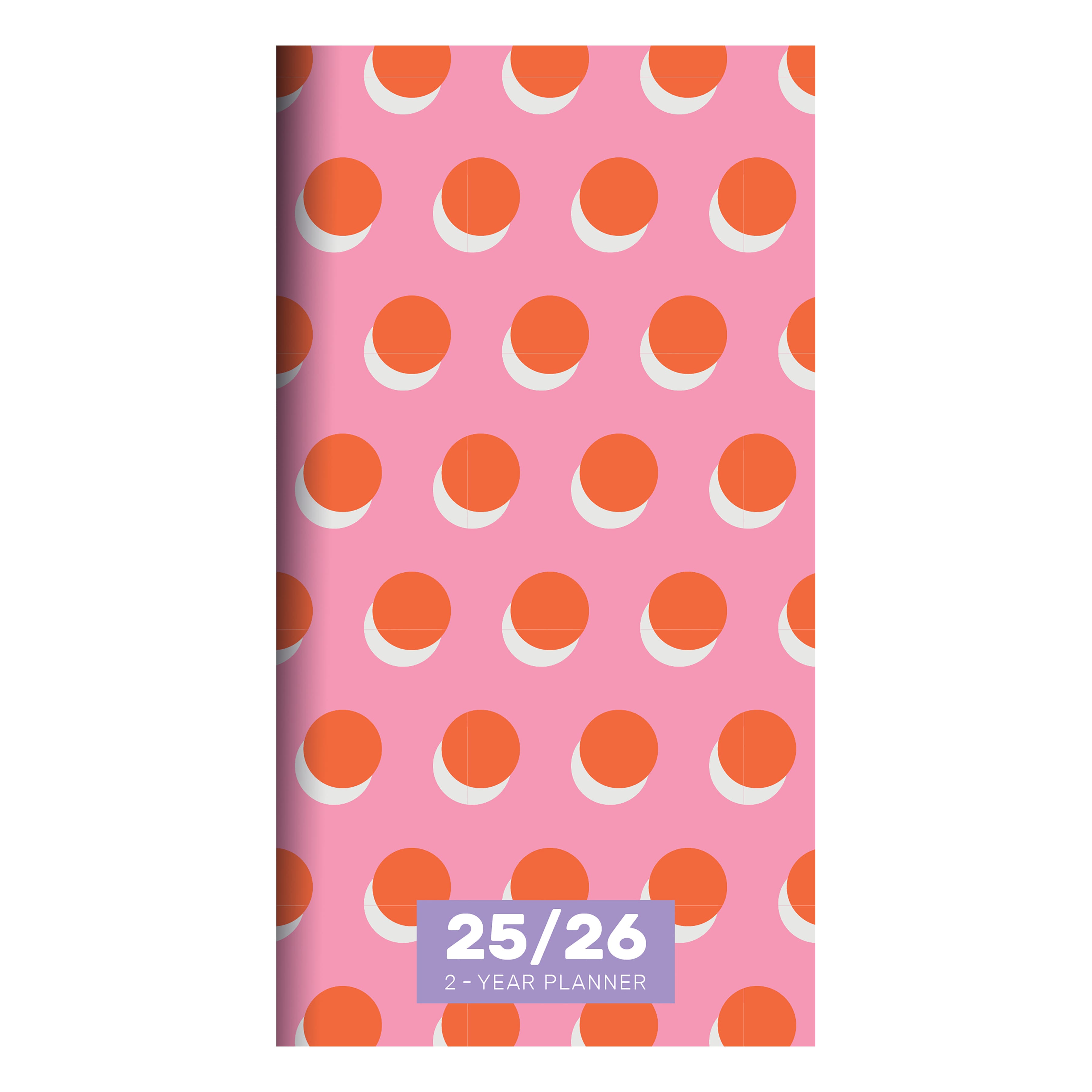 TF Publishing 2025-2026 Small Pink Orange Crush Monthly Pocket Planner