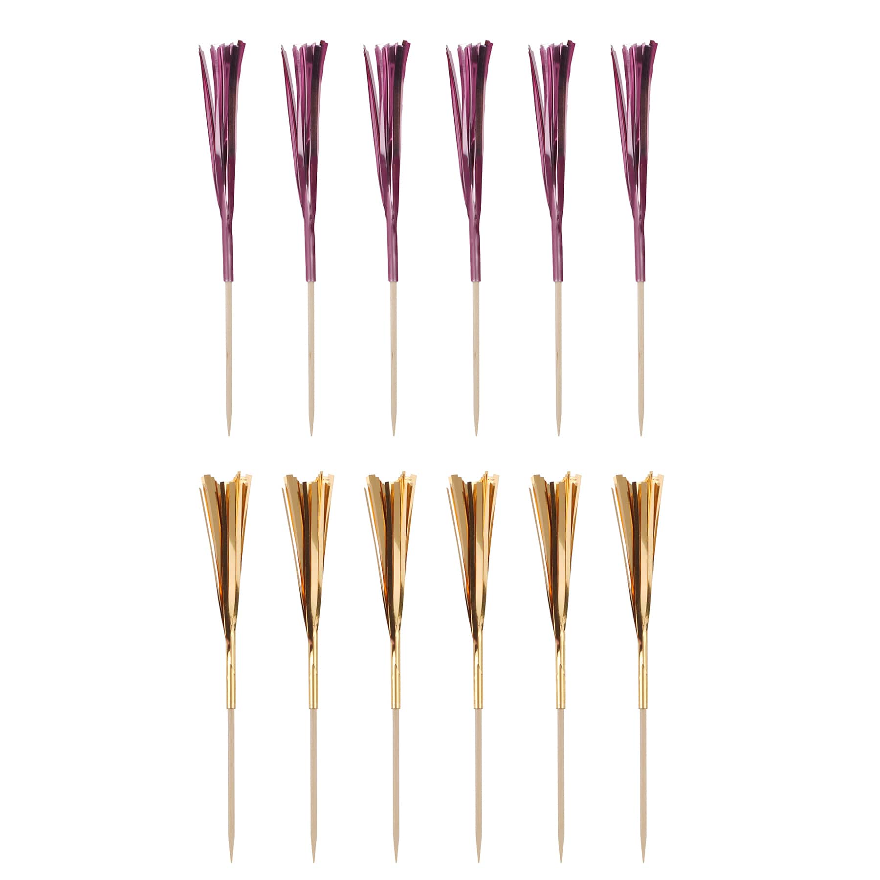 Pink & Gold Burst Cupcake Toppers, 12ct. by Makery™