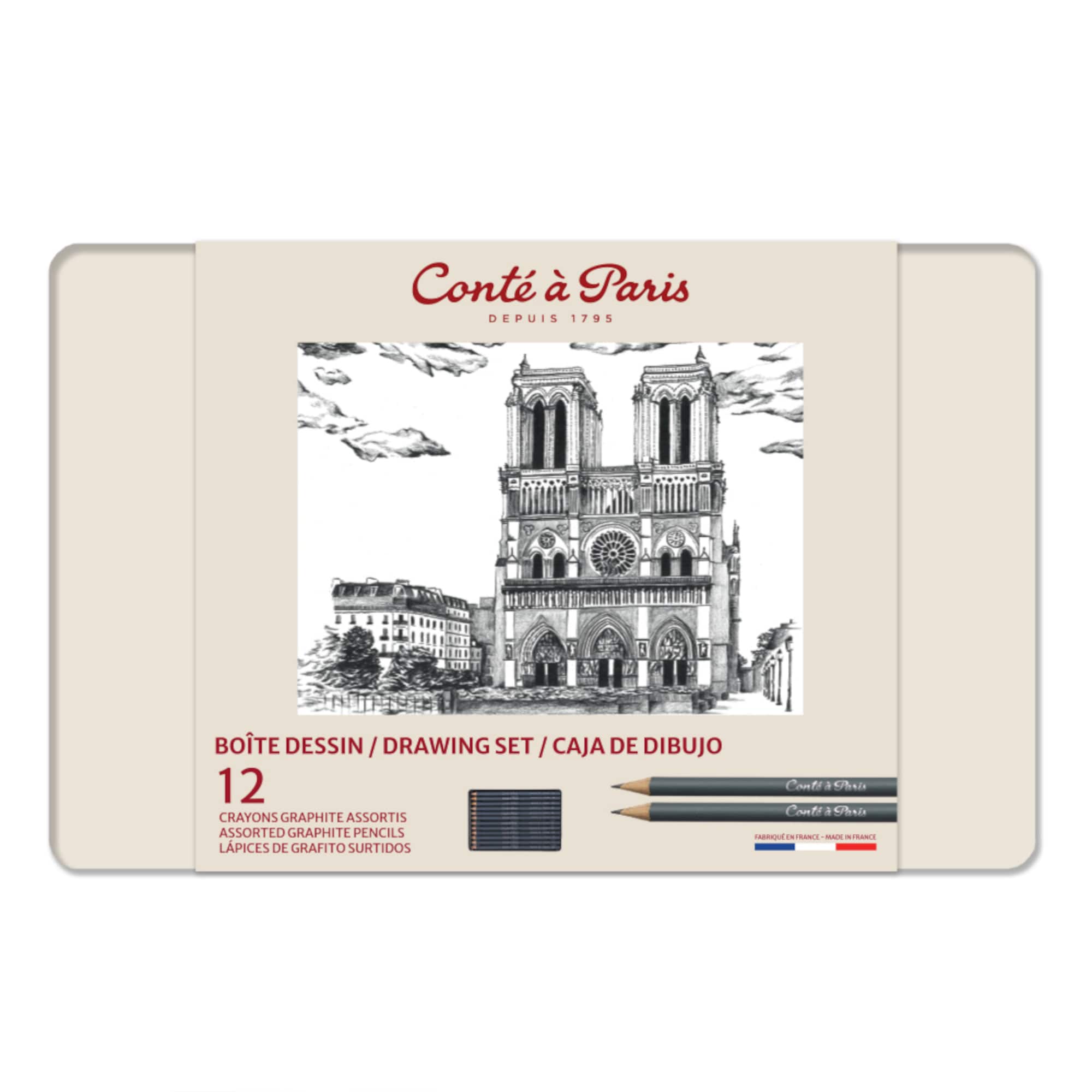 Conté à Paris™ Graphite Sketching & Drawing Pencils, 12ct.