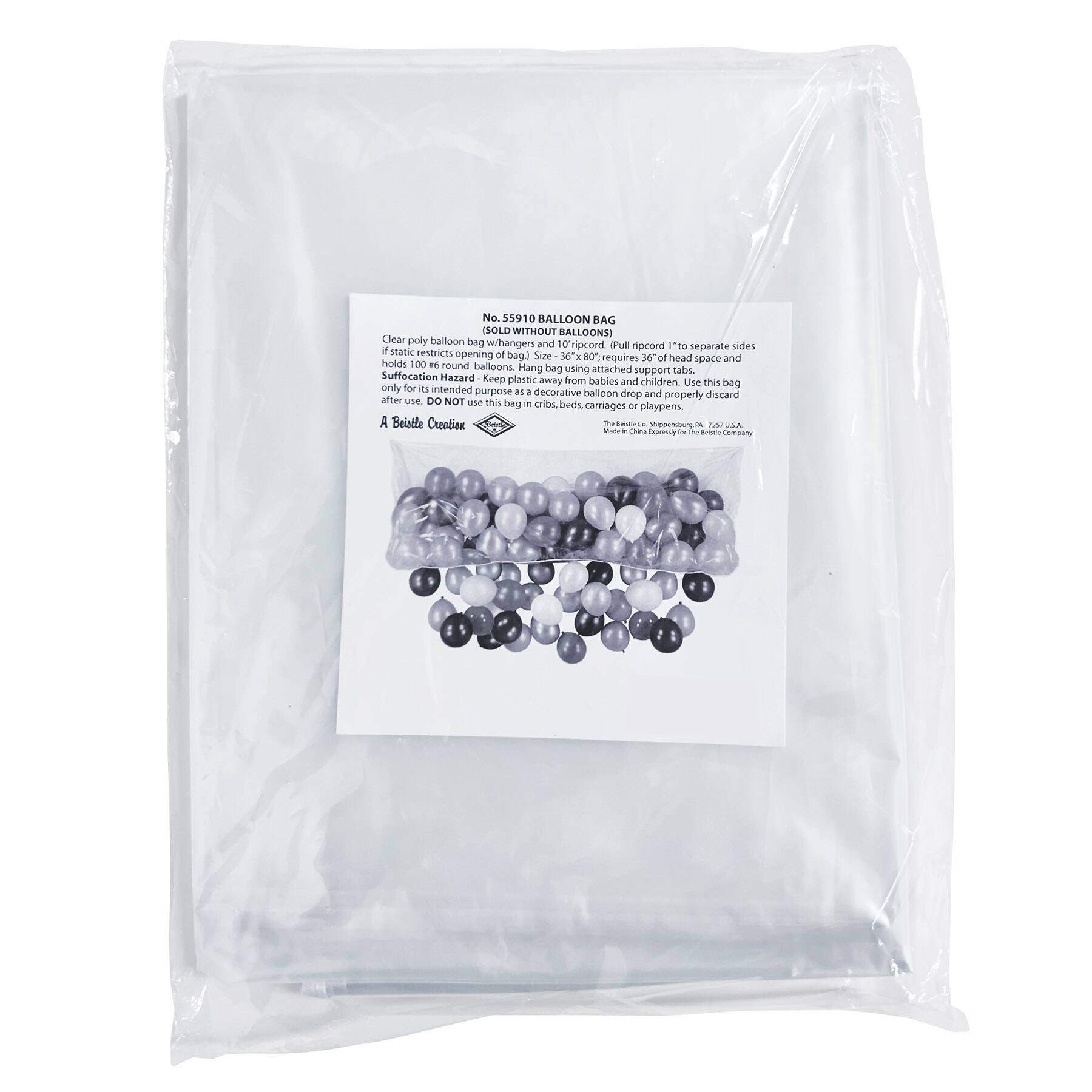 Beistle 3ft. x 6.7ft. Clear Plastic Balloon Bag