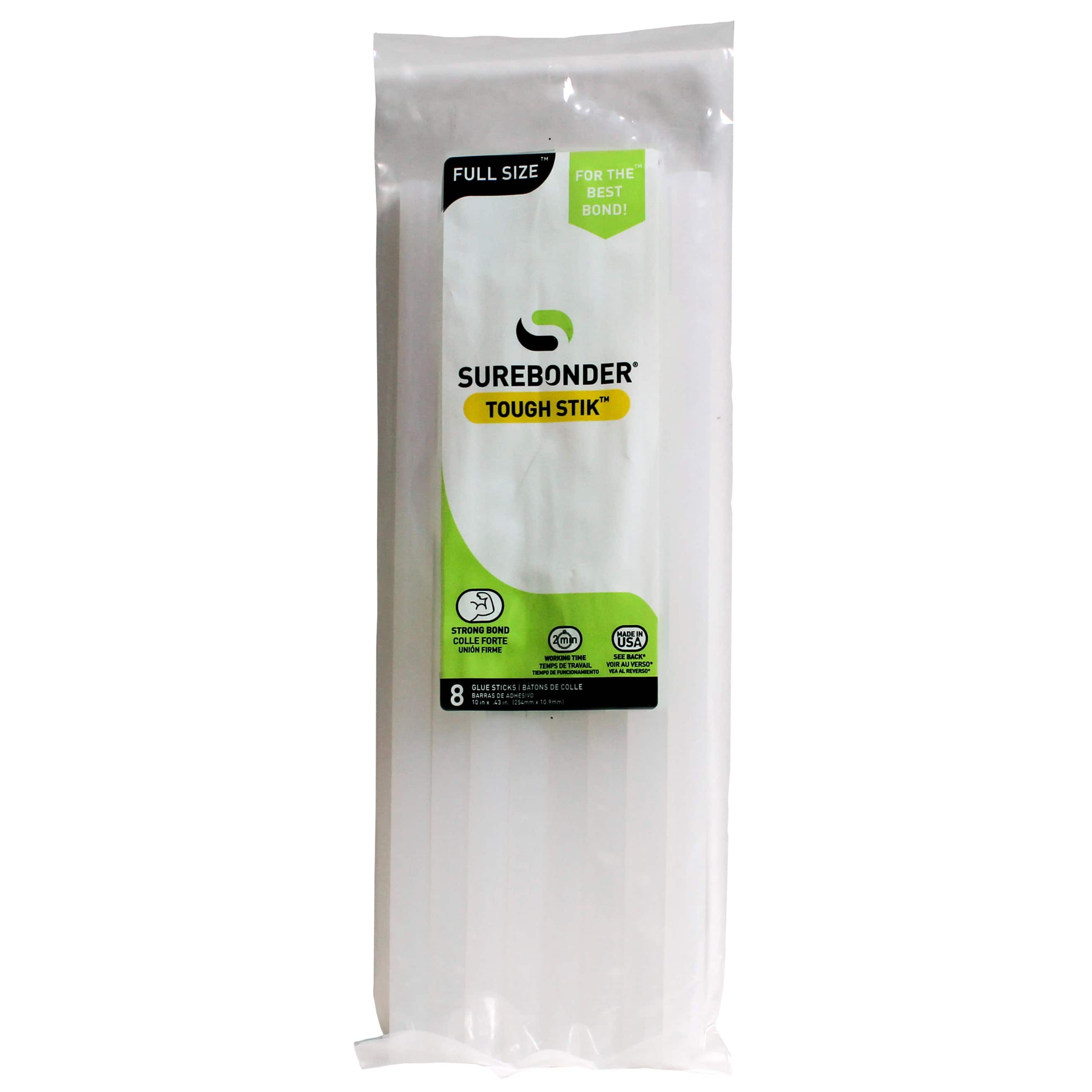 Surebonder® 10" Clear High Performance Glue Sticks, 8ct.