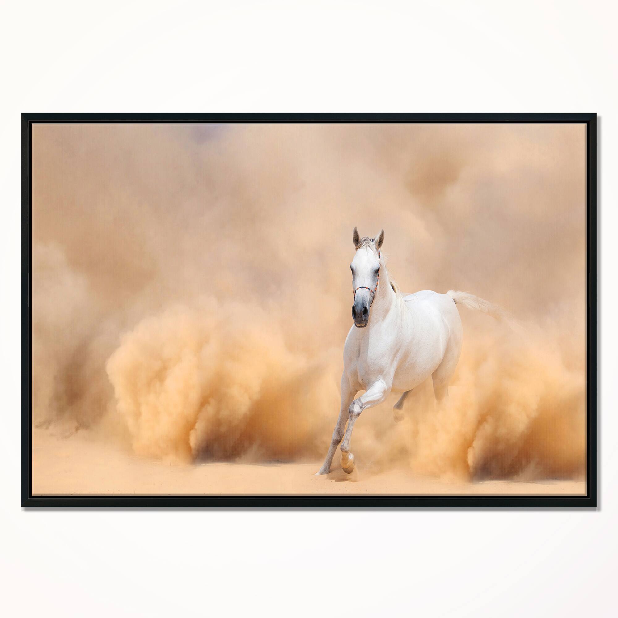 Designart - Arabian Horse in Desert Storm