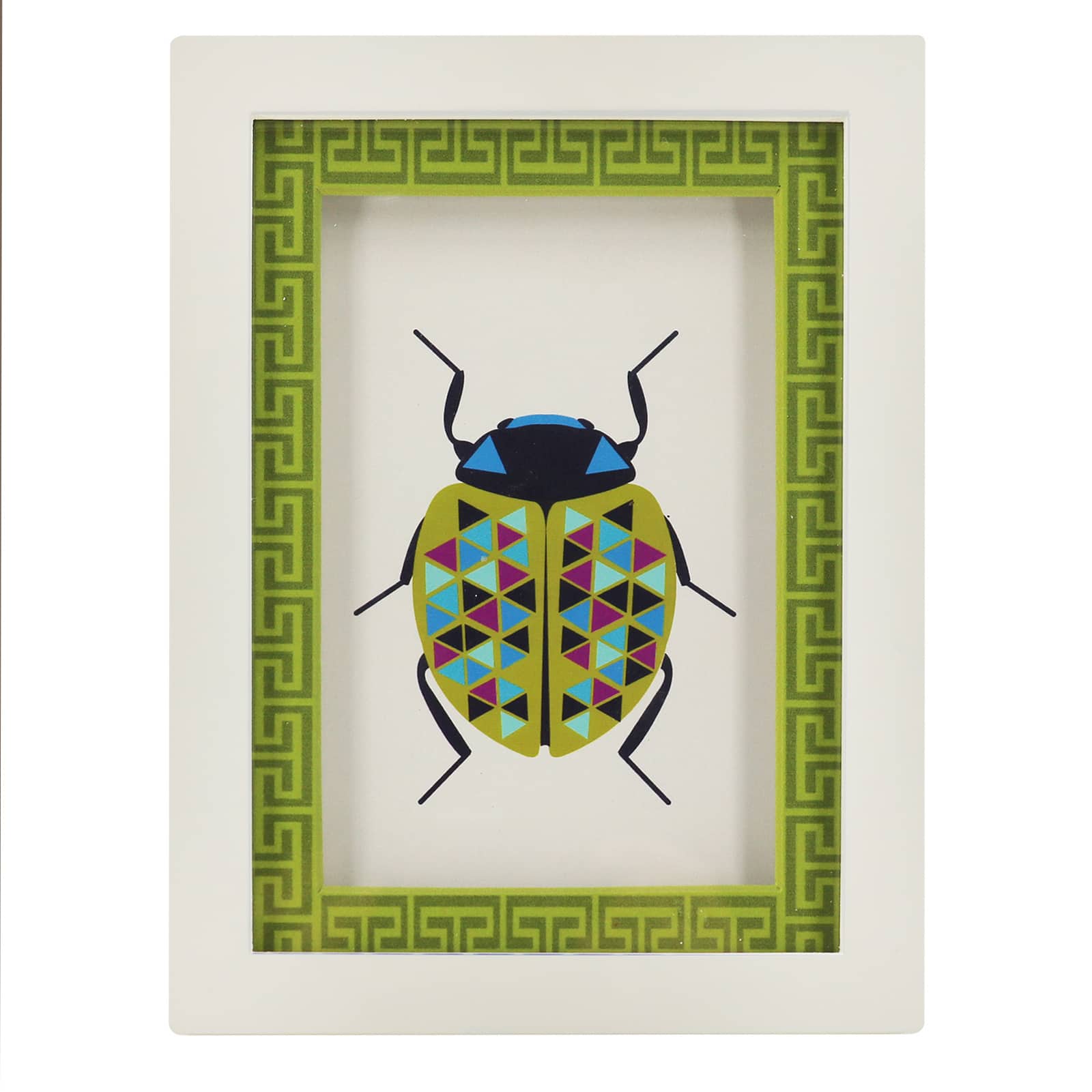 Jonathan Adler x Michaels 5.75" x 7.75" Green Beetle Art
