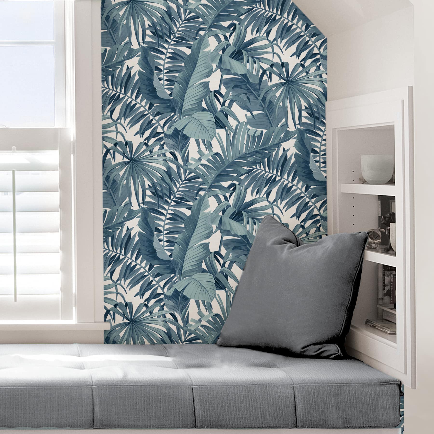 NuWallpaper Blue Maui Peel & Stick Wallpaper