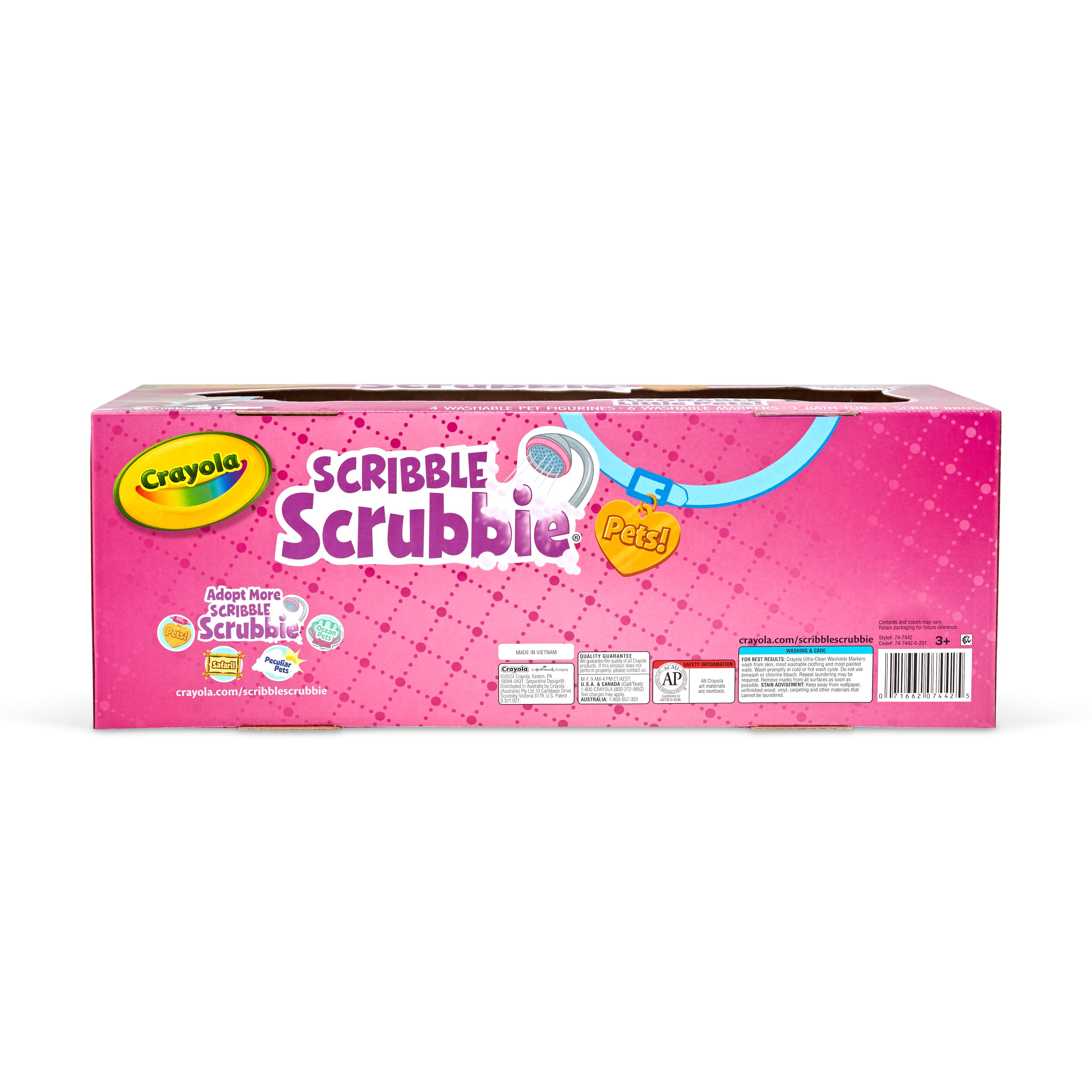 Crayola® Scribble Scrubbie Pets Purple Tub Playset