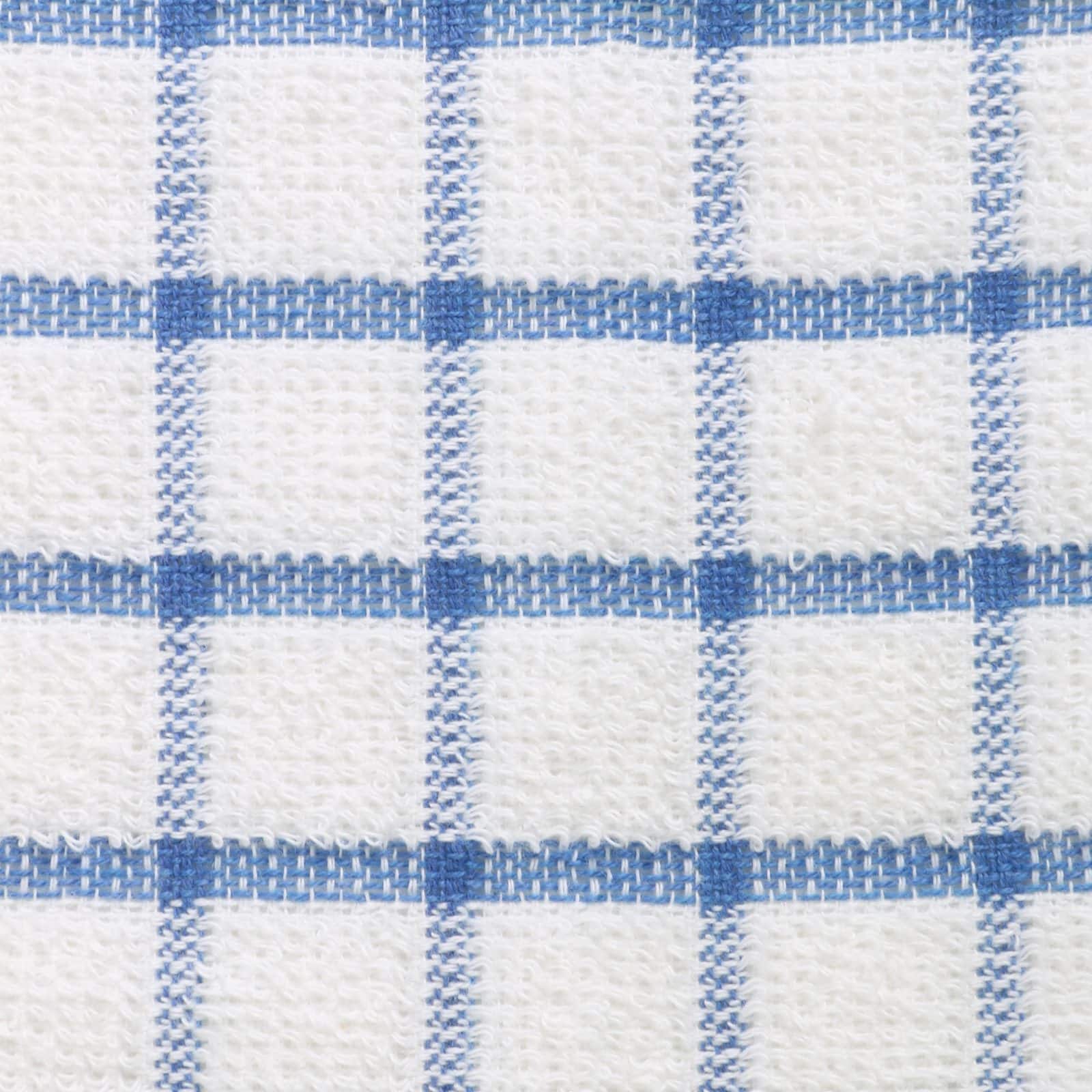 DII® Blue Combo Windowpane Dishcloths, 6ct.