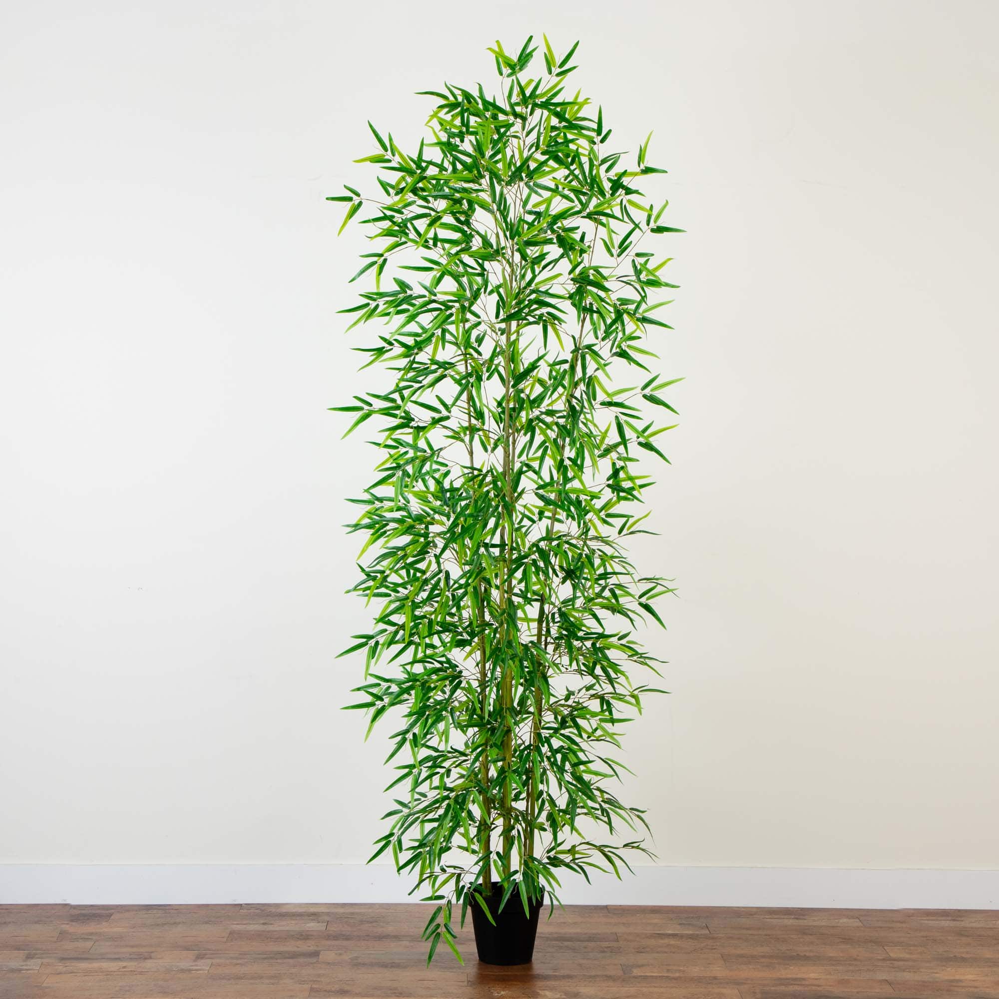 9ft. Potted Green Artificial Bamboo Tree