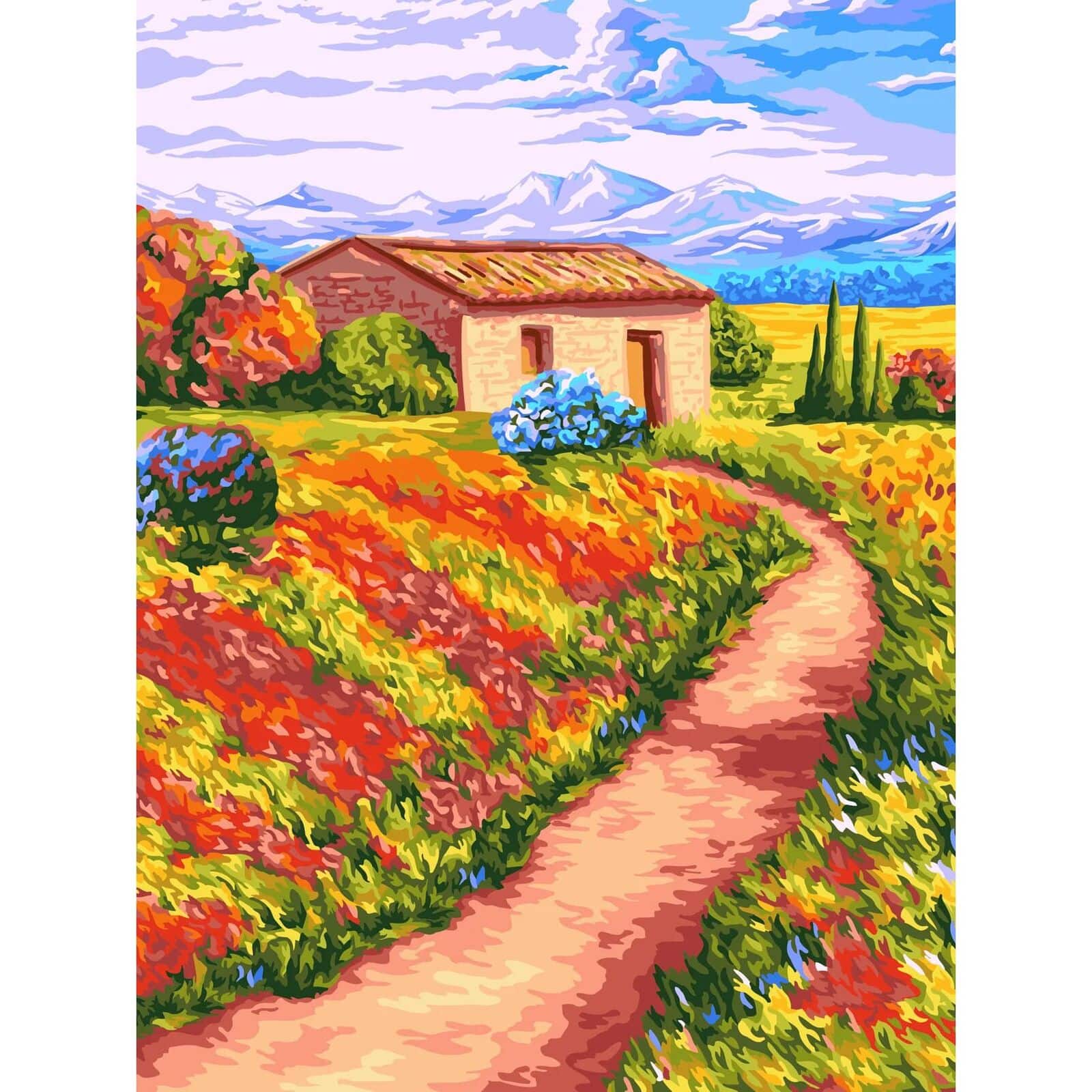 Crafting Spark Aroma Fields Painting by Numbers Kit