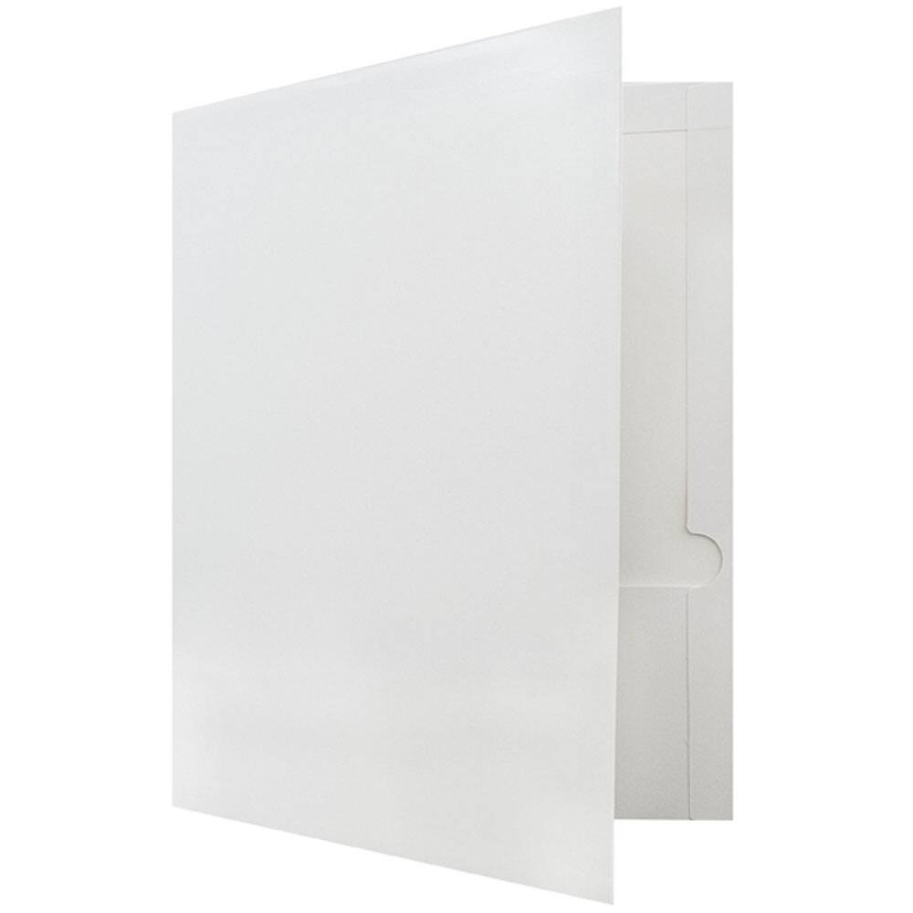 JAM Paper Glossy Laminated Two Pocket Folders