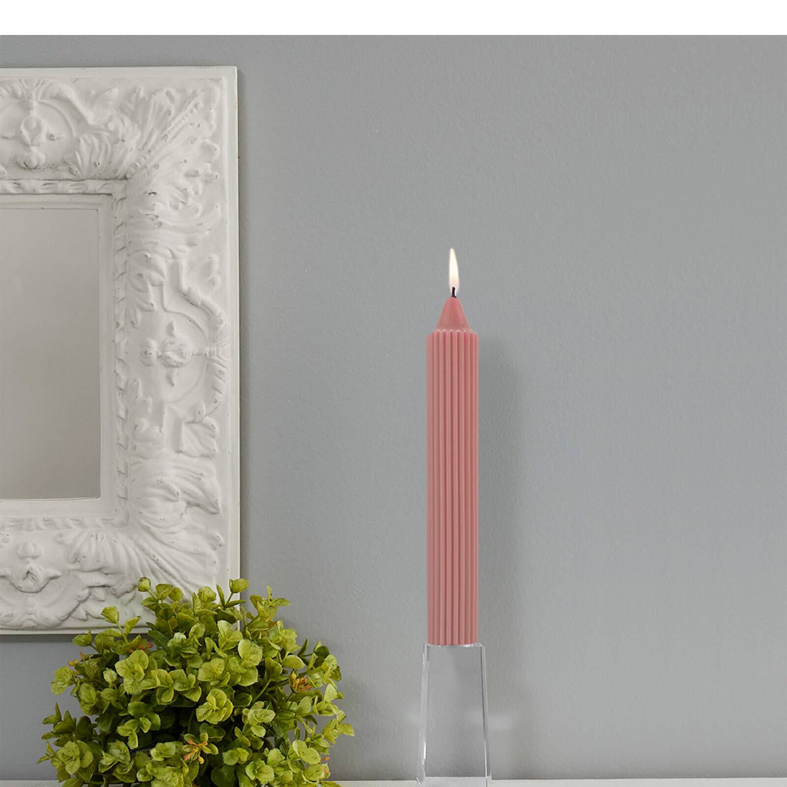 Root Candles 9" Unscented Grecian Collenette Taper Candles, 4ct.