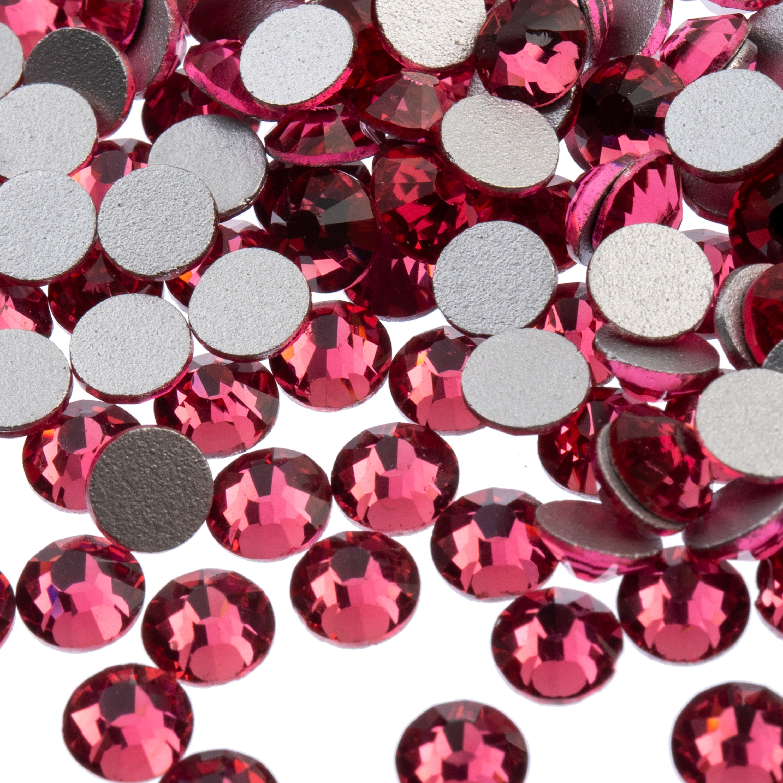 John Bead Crystal Lane SS30 Glass Round Flatback Rhinestones, 288ct.