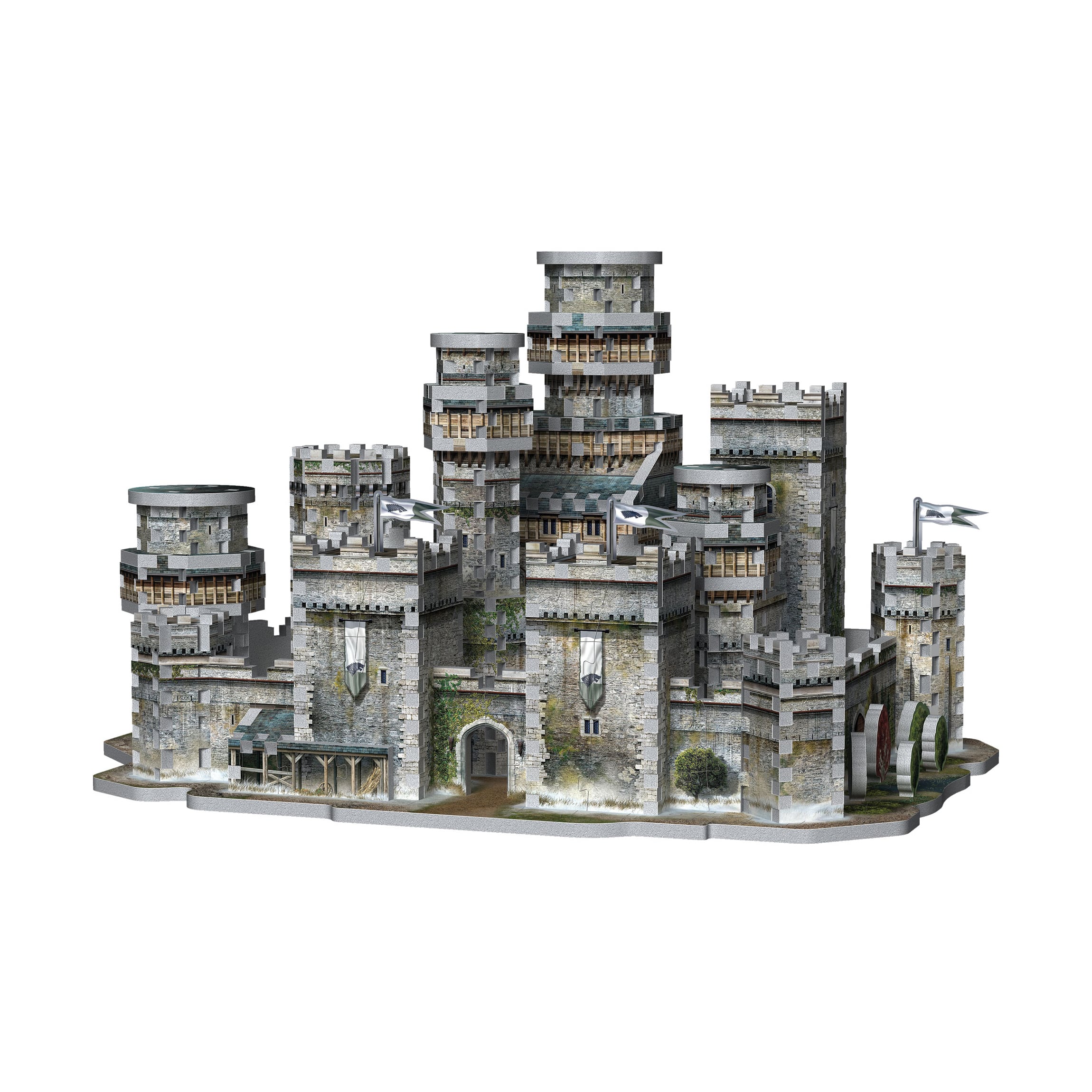 Game of Thrones - 2 3D Puzzles: The Red Keep and Winterfell: 1755 Pcs