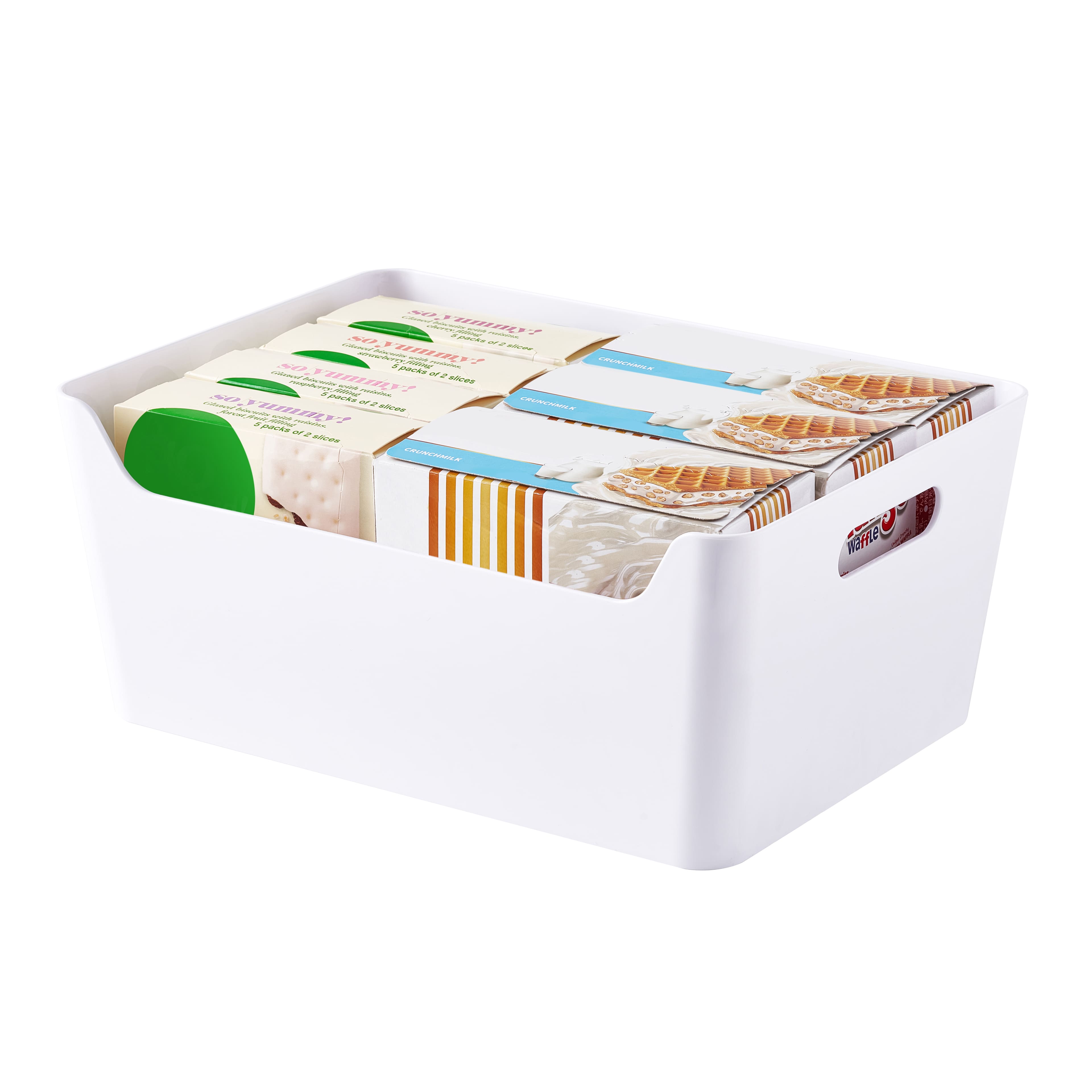Large White Open Storage Bin by Simply Tidy