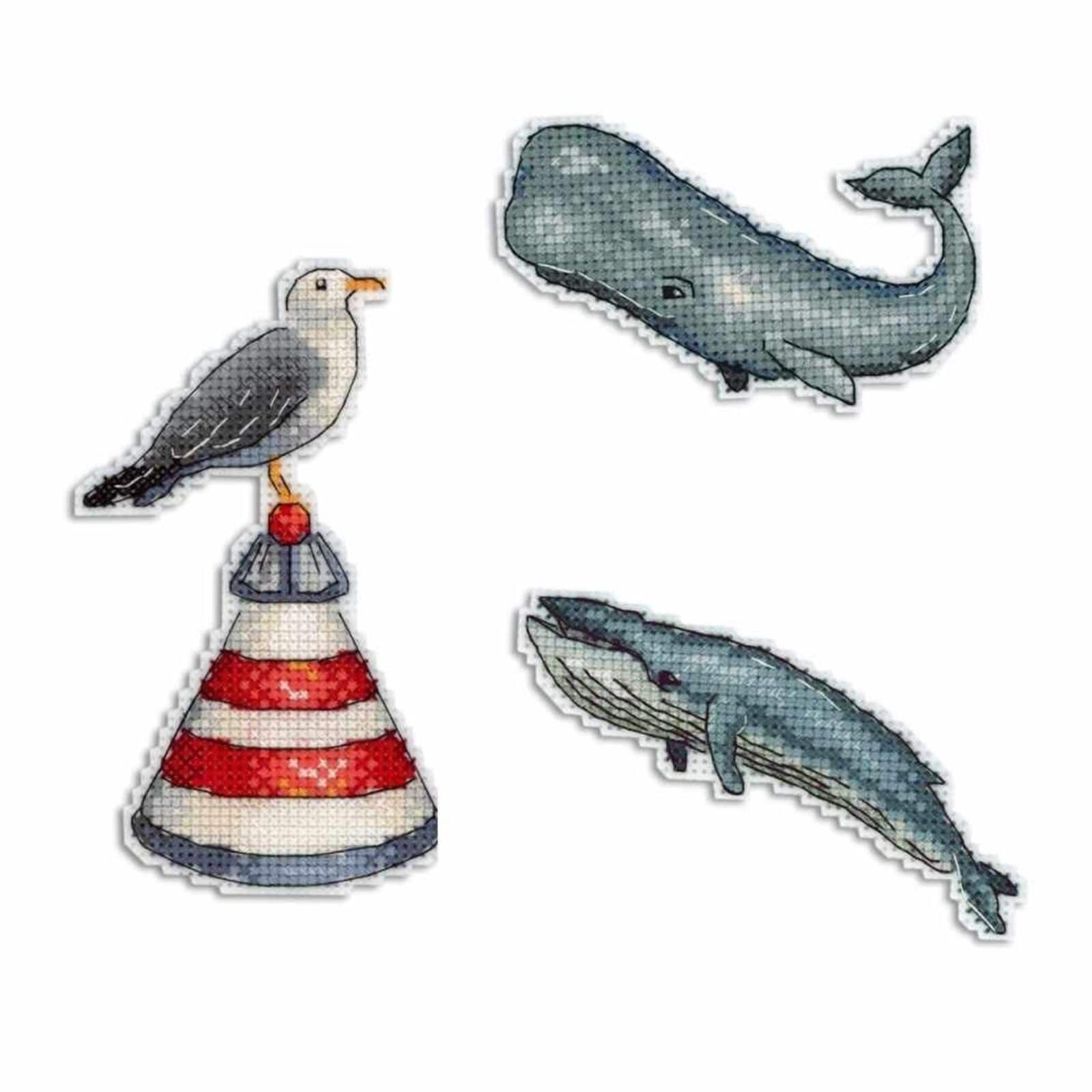 MP Studia Ocean Sound Plastic Canvas Counted Cross Stitch Kit