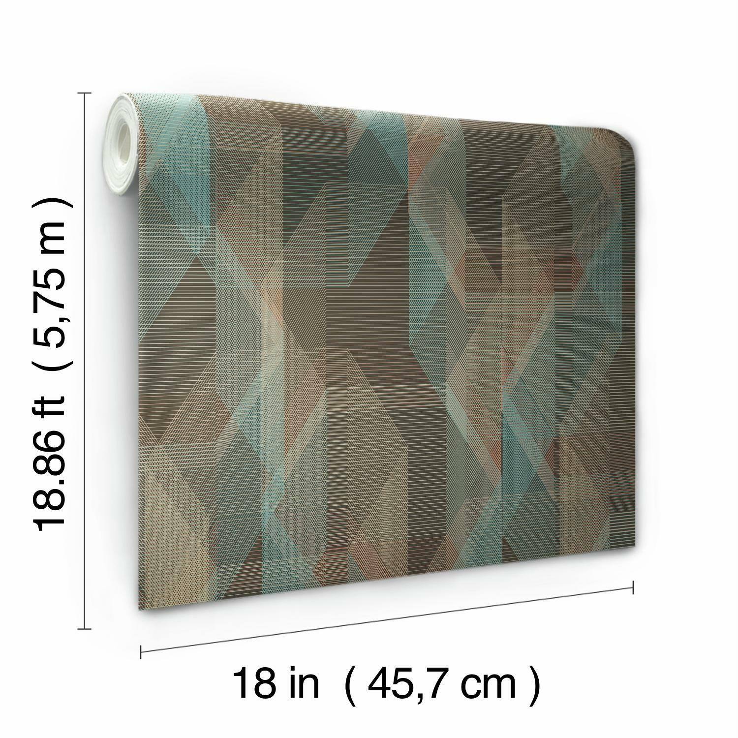 RoomMates Debonair Geometric Peel & Stick Wallpaper