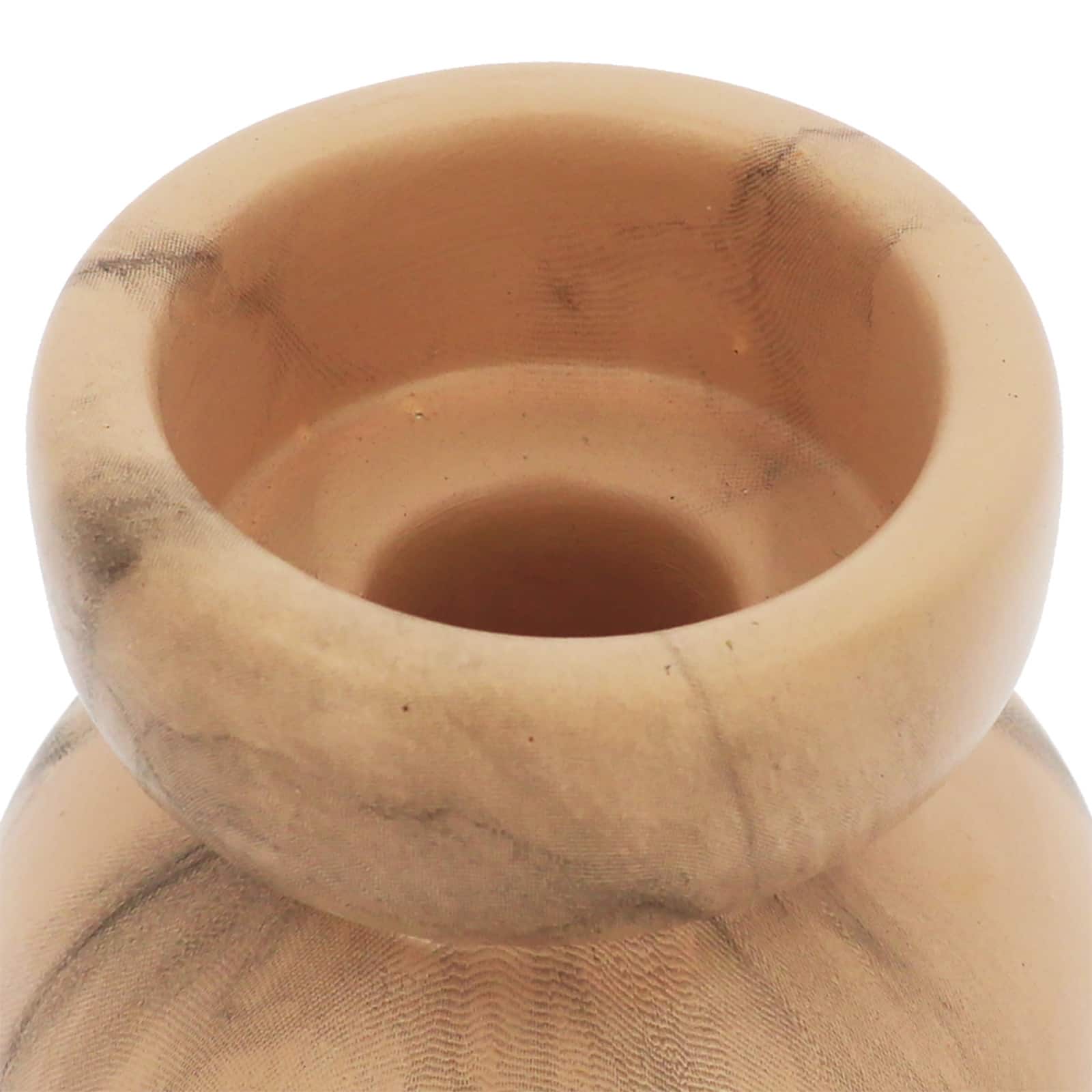 3.5" Pink Marble Ceramic Taper Candle Holder by Ashland®