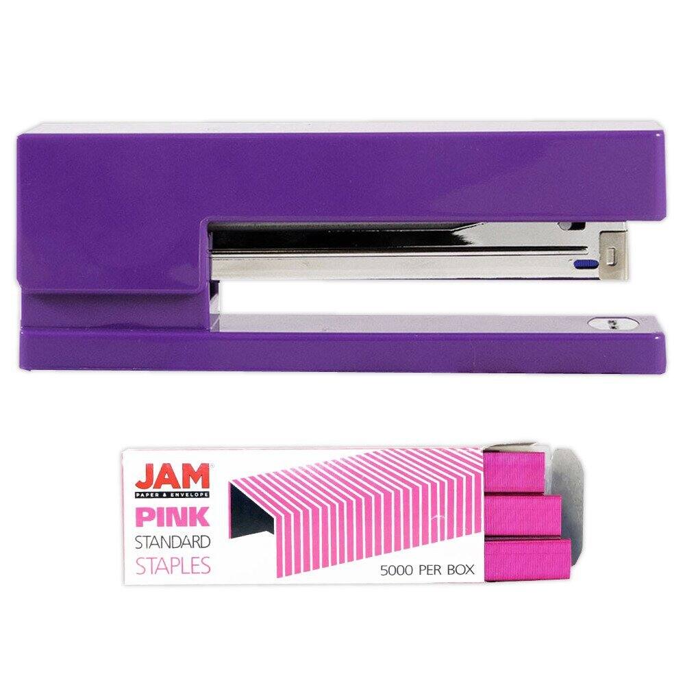 JAM Paper Desk Stapler & Staples Set