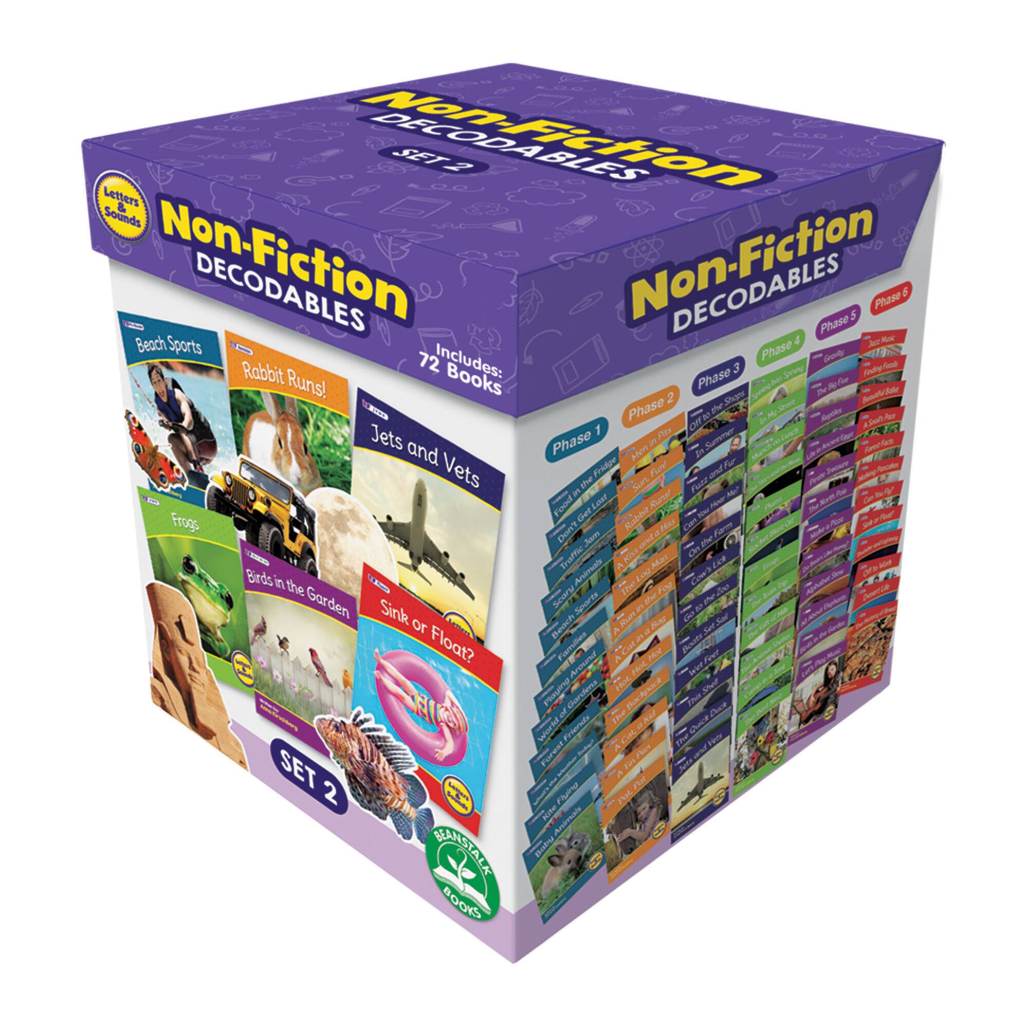 Junior Learning® Letters & Sounds Phase 2 Non-Fiction Boxed Set