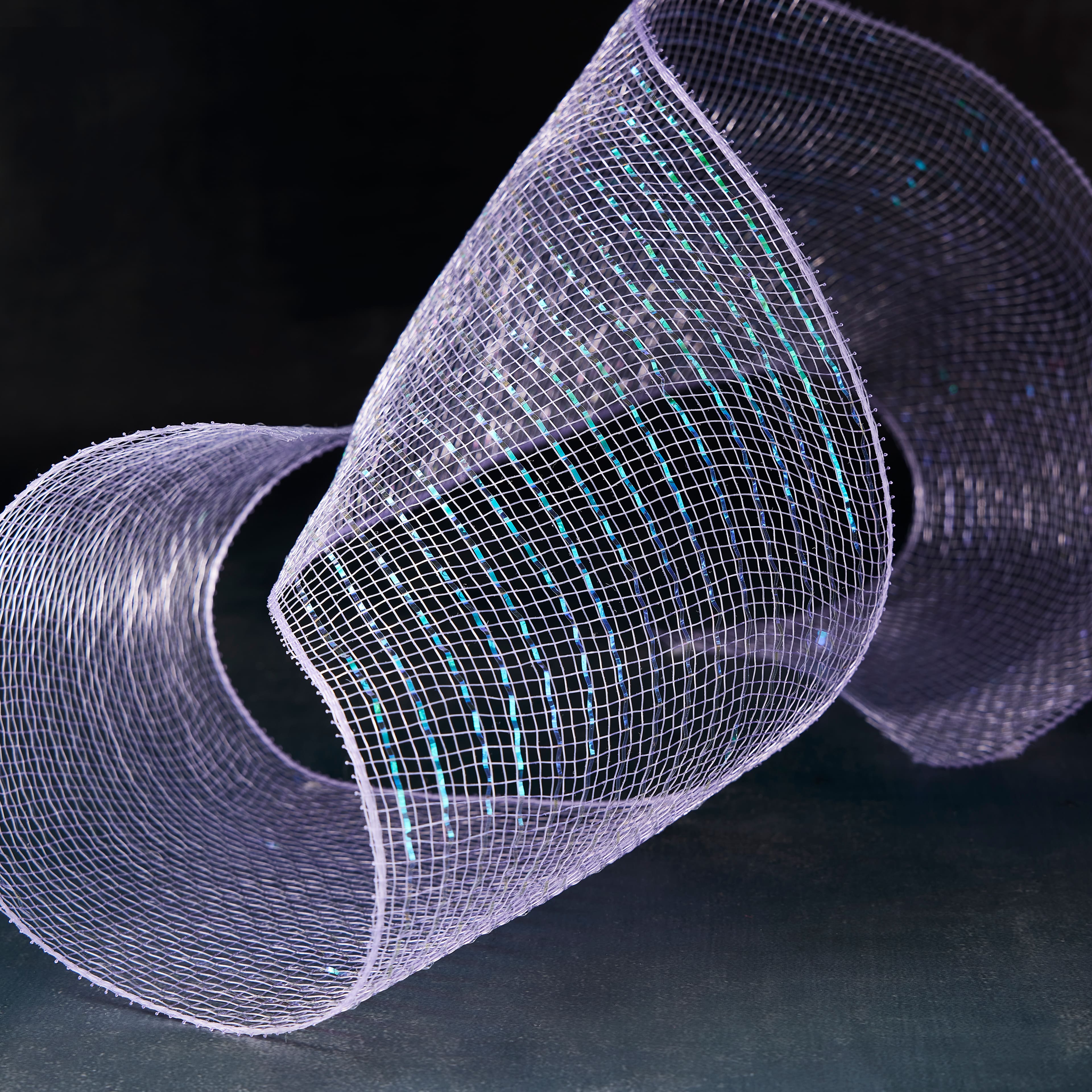 12 Pack: 5.5" x 15yd. Mesh Lavender Ribbon by Celebrate It™