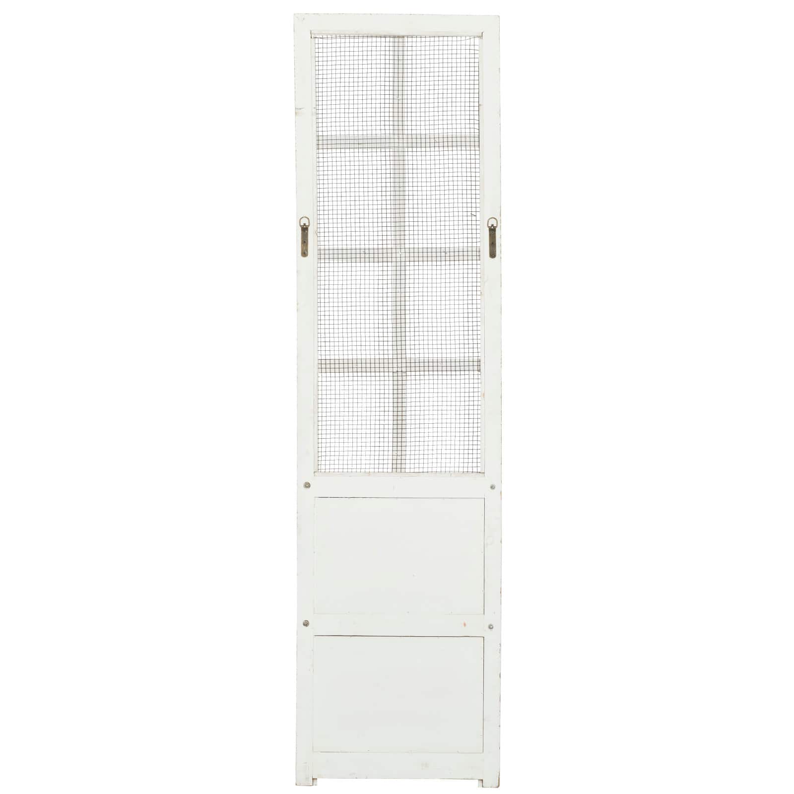 68" Cream Farmhouse Abstract Wood Wall Décor