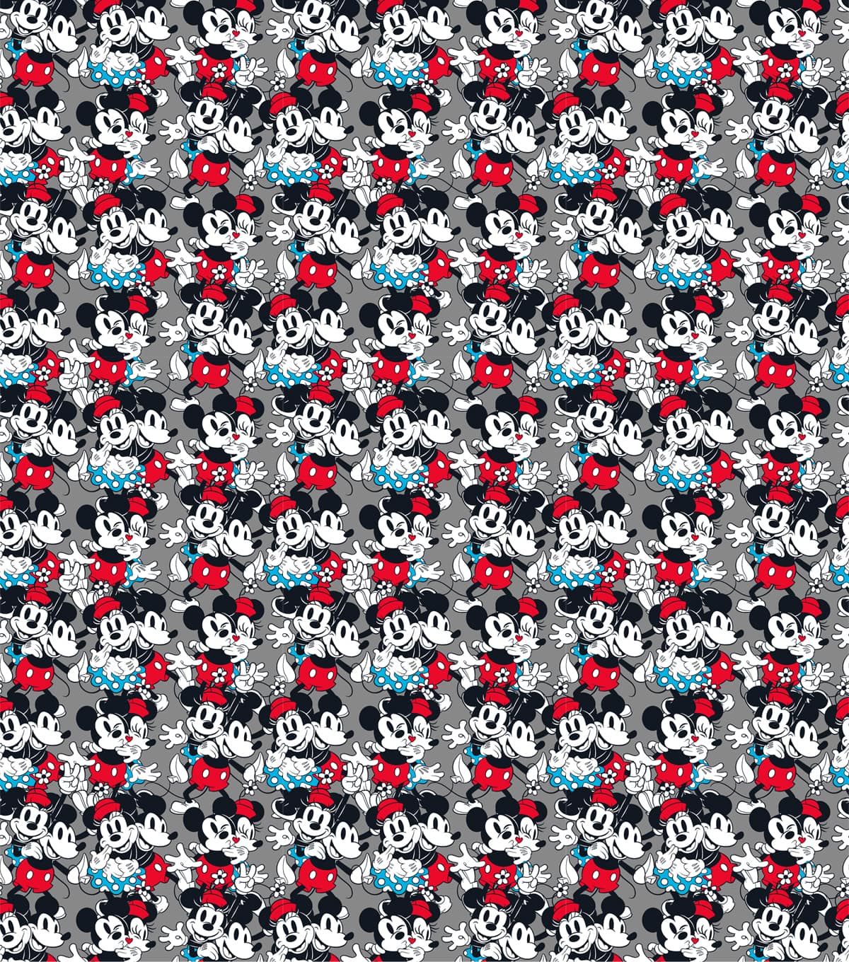 Disney® Mickey and Minnie Vintage Cotton Fabric