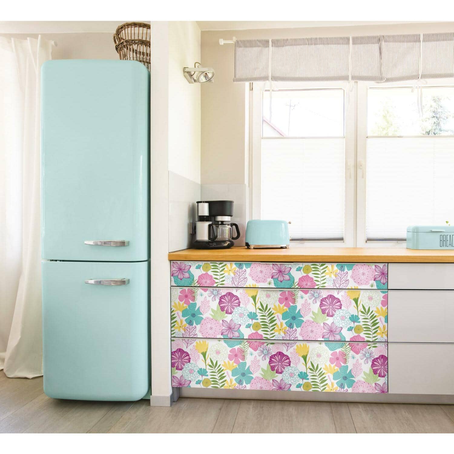 RoomMates Perennial Blooms Peel & Stick Wallpaper
